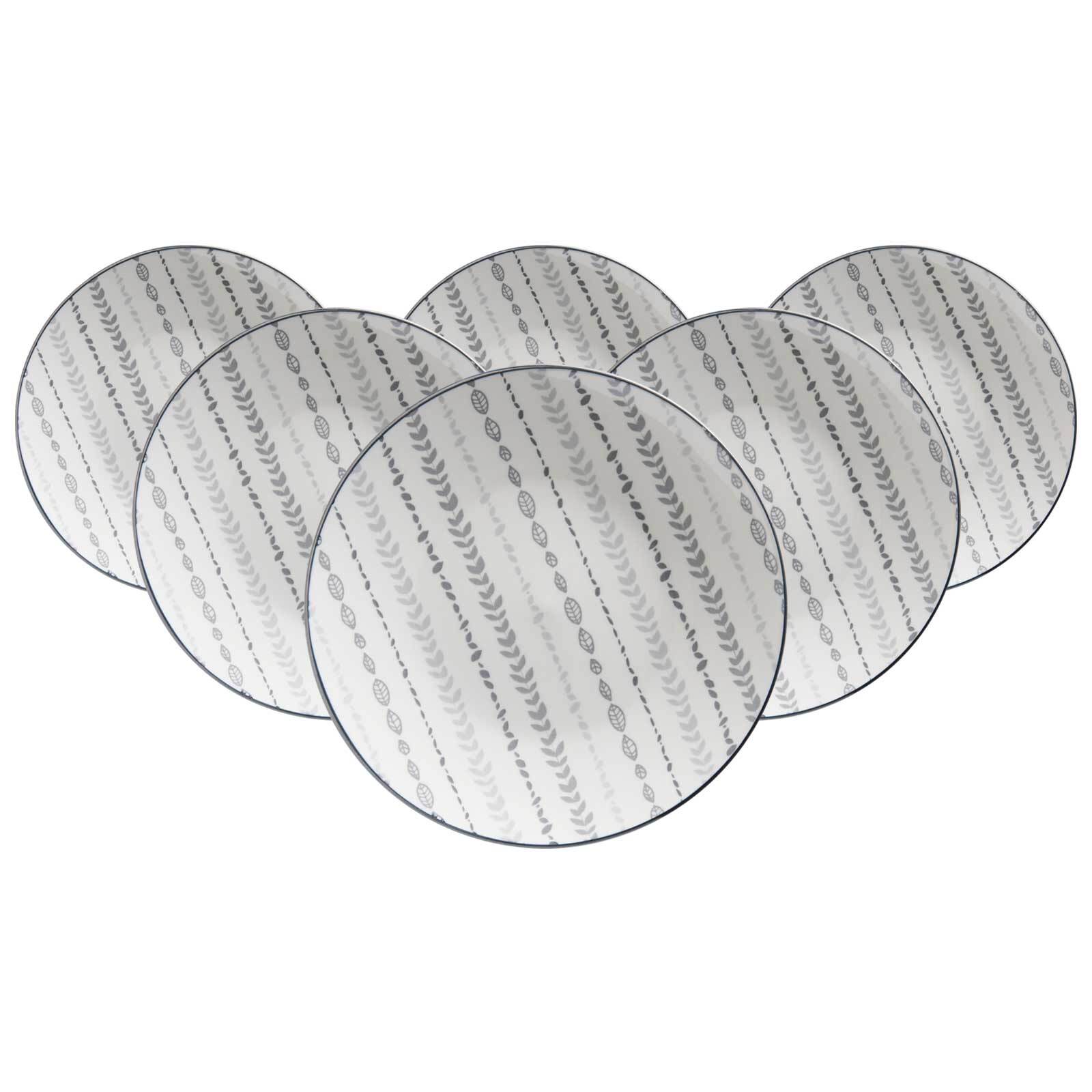 Ritzenhoff & Breker Dessertteller Sendai Ranke &oslash; 21 cm 6er Set 