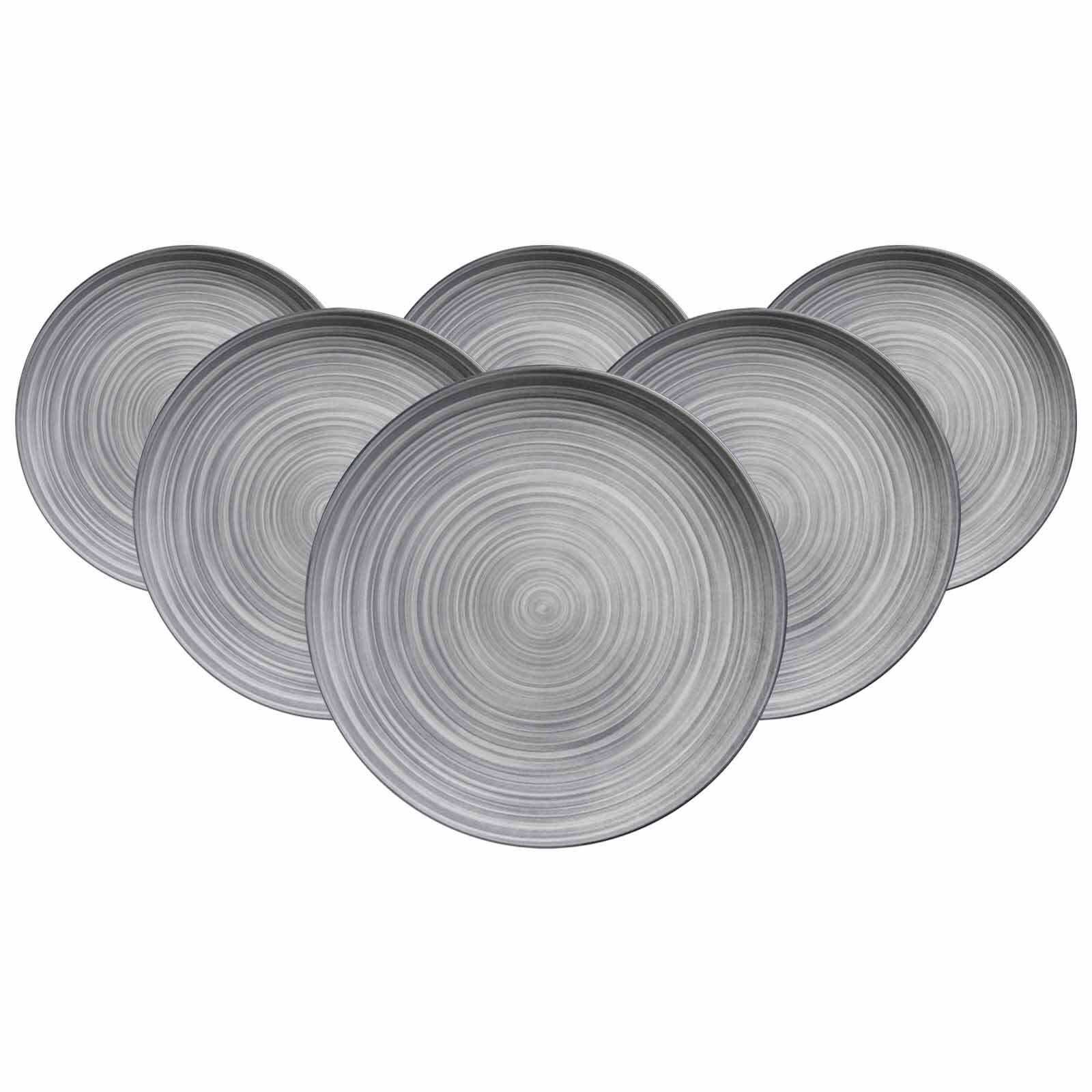 Ritzenhoff & Breker Dessertteller Sendai Wirbel &oslash; 21 cm 6er Set 