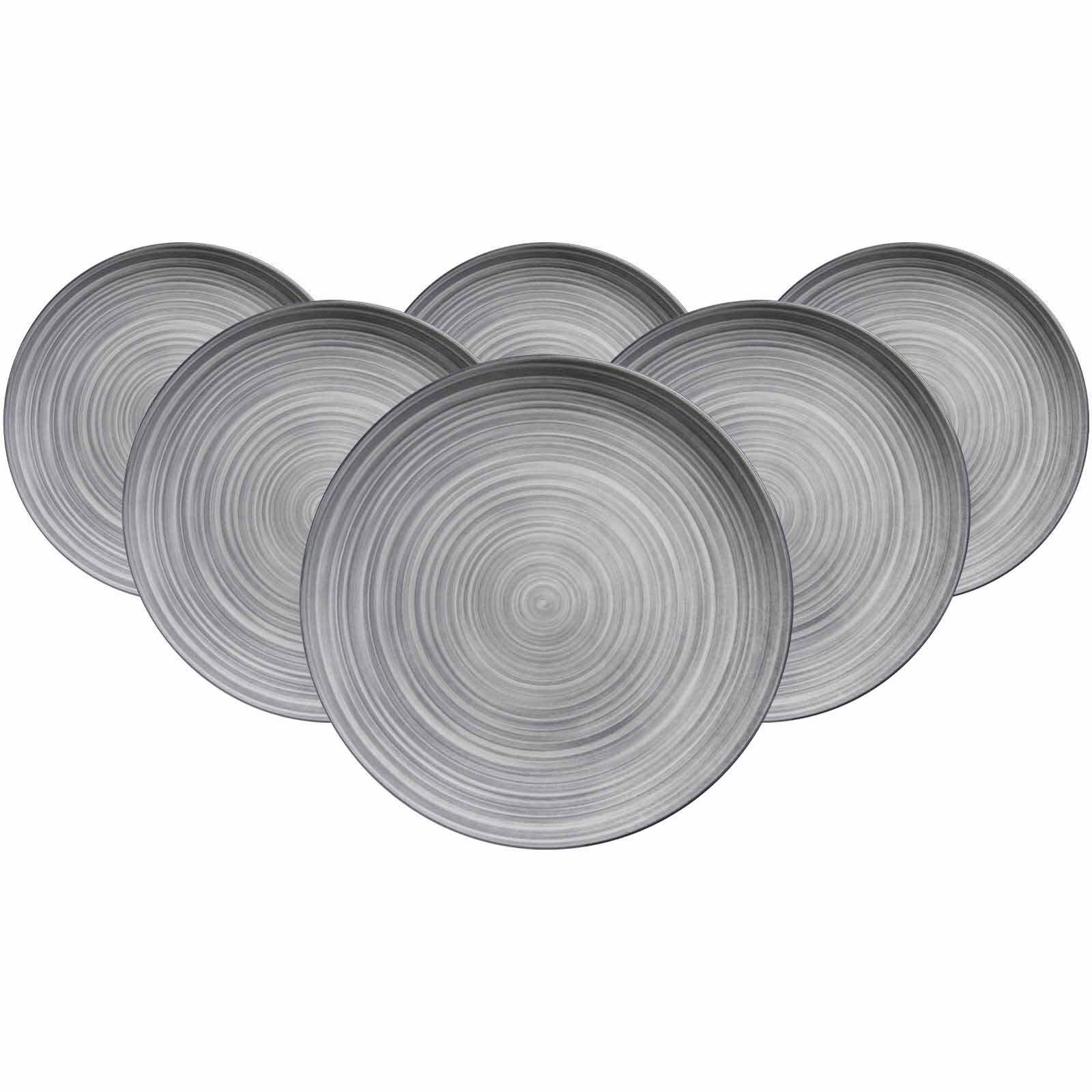 Ritzenhoff & Breker Speiseteller Sendai Wirbel &oslash; 27 cm 6er Set 