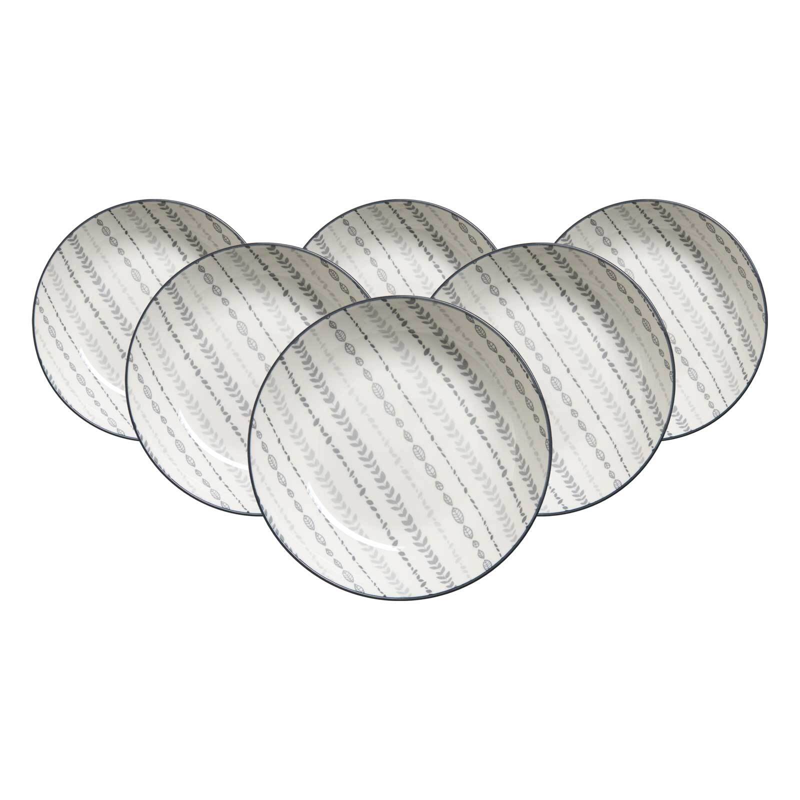 Ritzenhoff & Breker Suppenteller Sendai Ranke &oslash; 20 cm 6er Set 