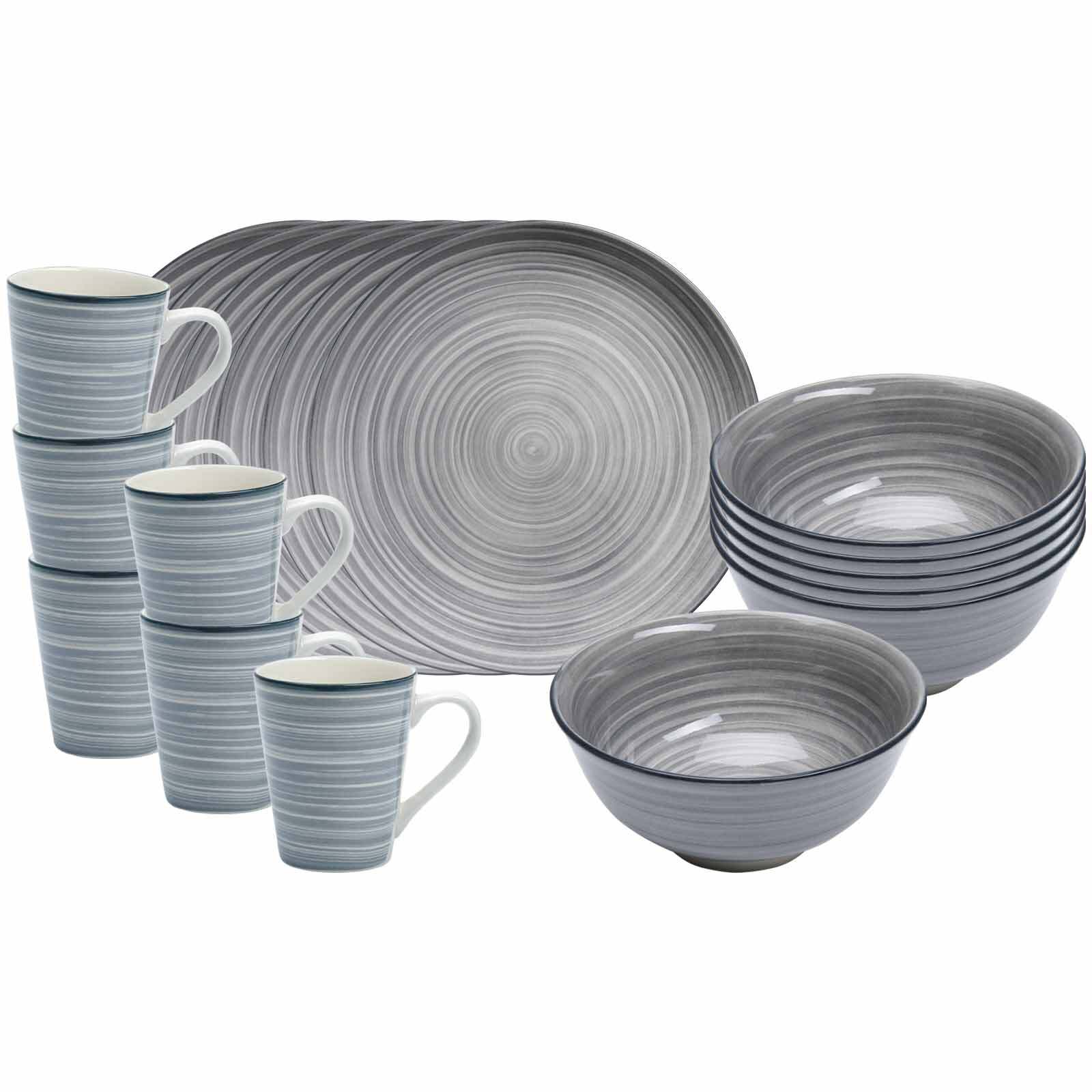 Ritzenhoff & Breker Fr&uuml;hst&uuml;cks-Set Sendai Wirbel 18er Set 