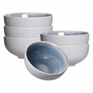 Ritzenhoff & Breker Müslischalen Skagen Stone 450 ml 6er Set 