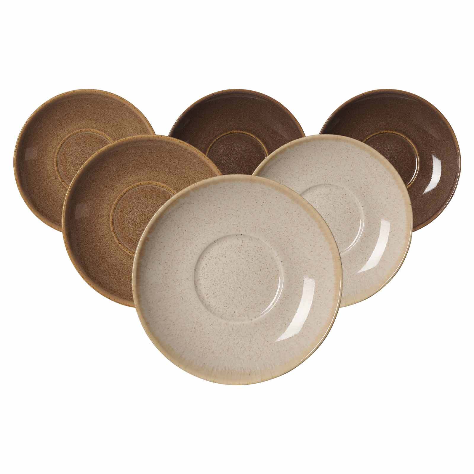 Ritzenhoff & Breker Kaffeeuntertassen Sahara &oslash; 14,5 cm 6er Set 