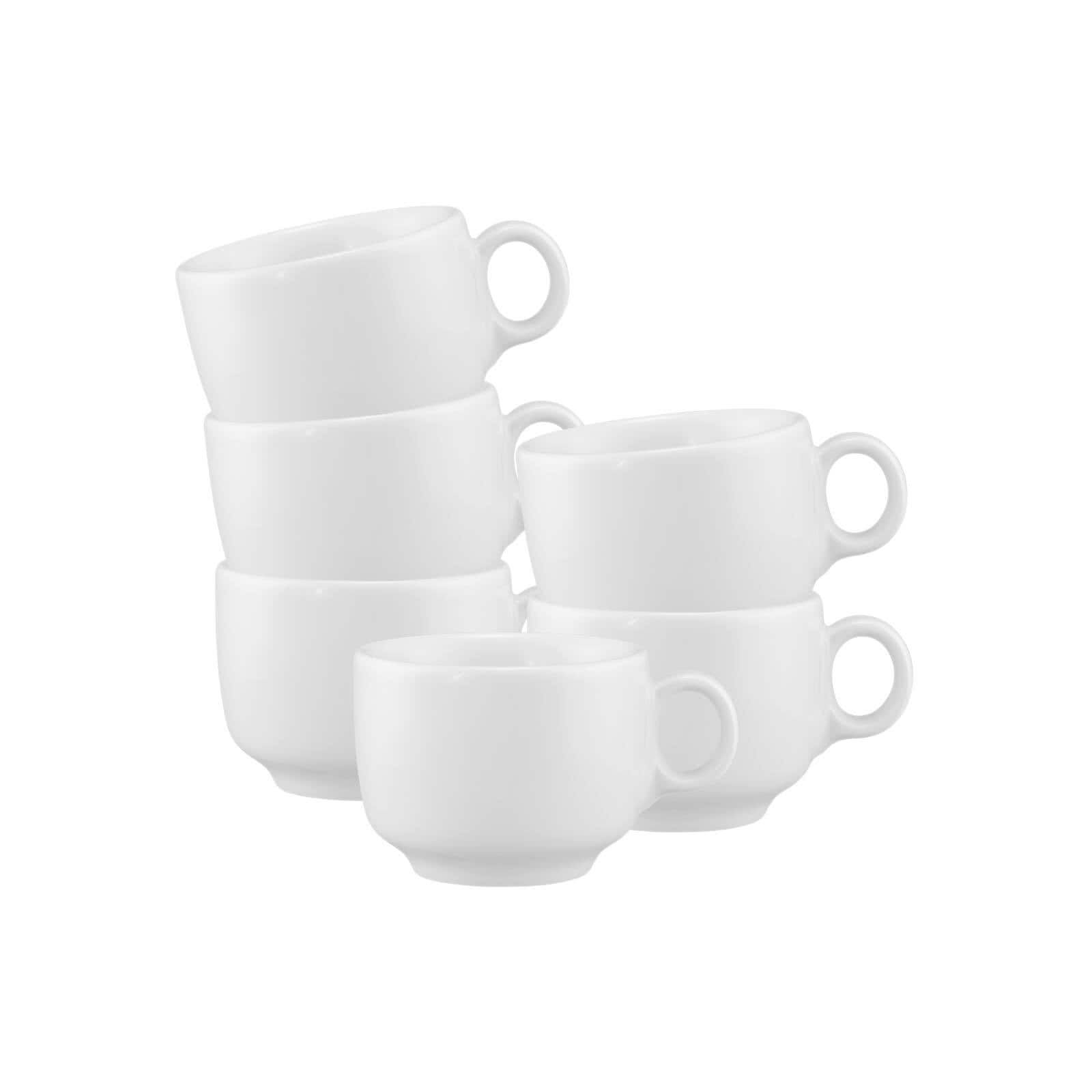 Seltmann Weiden Espressotassen mit Henkel Sento Home 80 ml 6er Set 