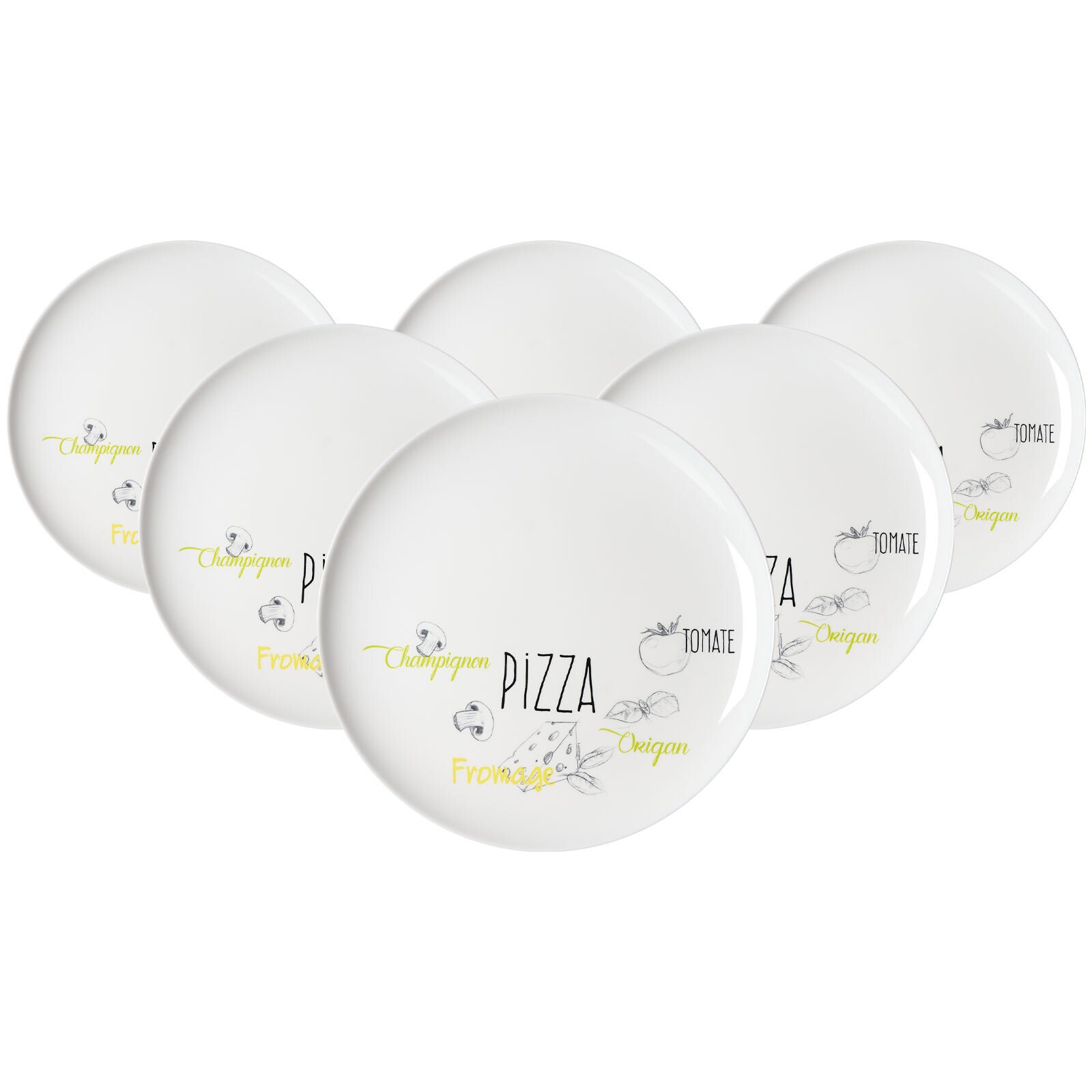 Pizzateller Alberto ø 32 cm 6er Set