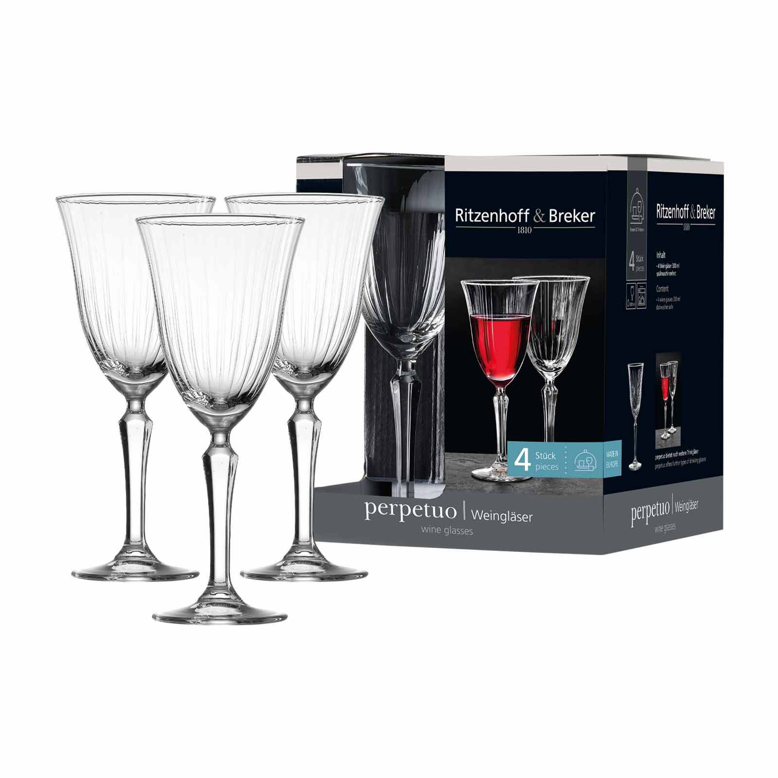 Ritzenhoff & Breker Weingl&auml;ser Perpetuo 330 ml 4er Set 