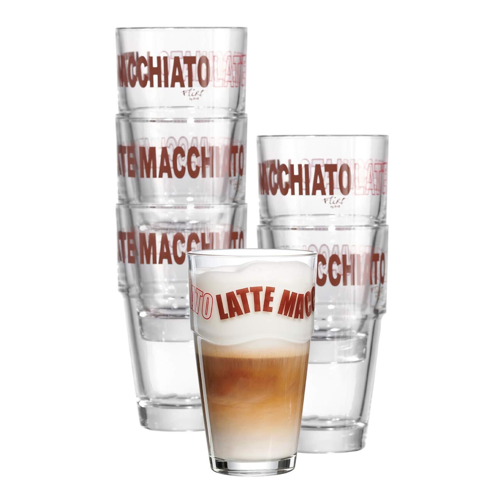 Latte Macchiato Gläser Figaro  6er Set