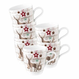 Seltmann Weiden Henkelbecher Life Christmas 400 ml 6er Set 