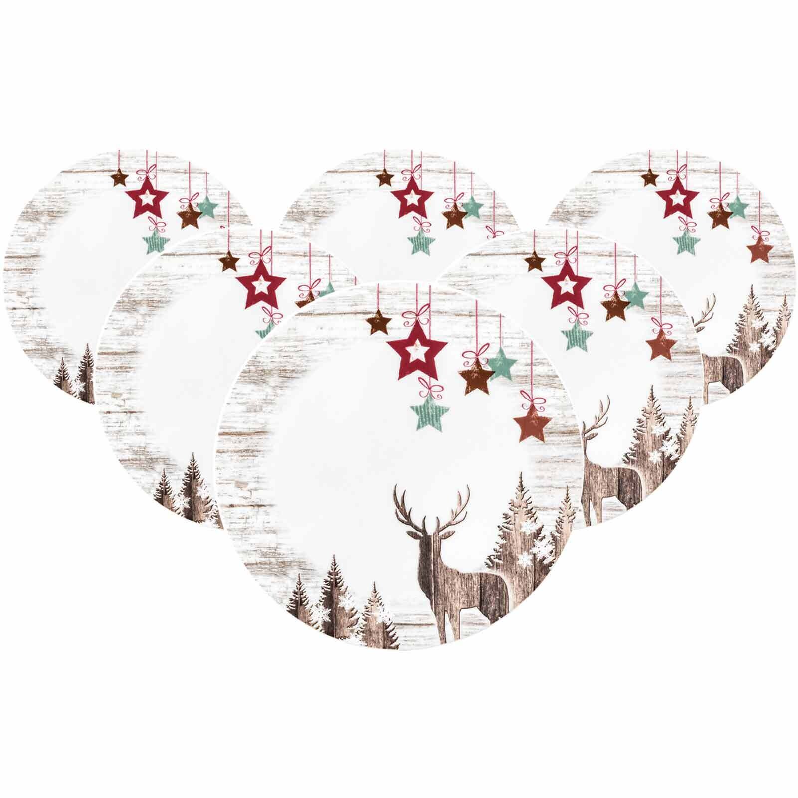Speiseteller Life Christmas ø 28,3 cm 6er Set