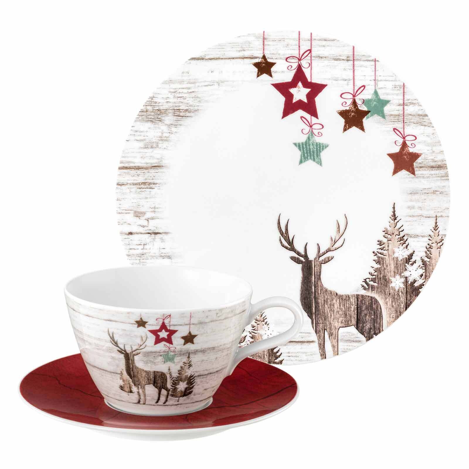 Milchkaffeeservice Life Christmas 18er Set