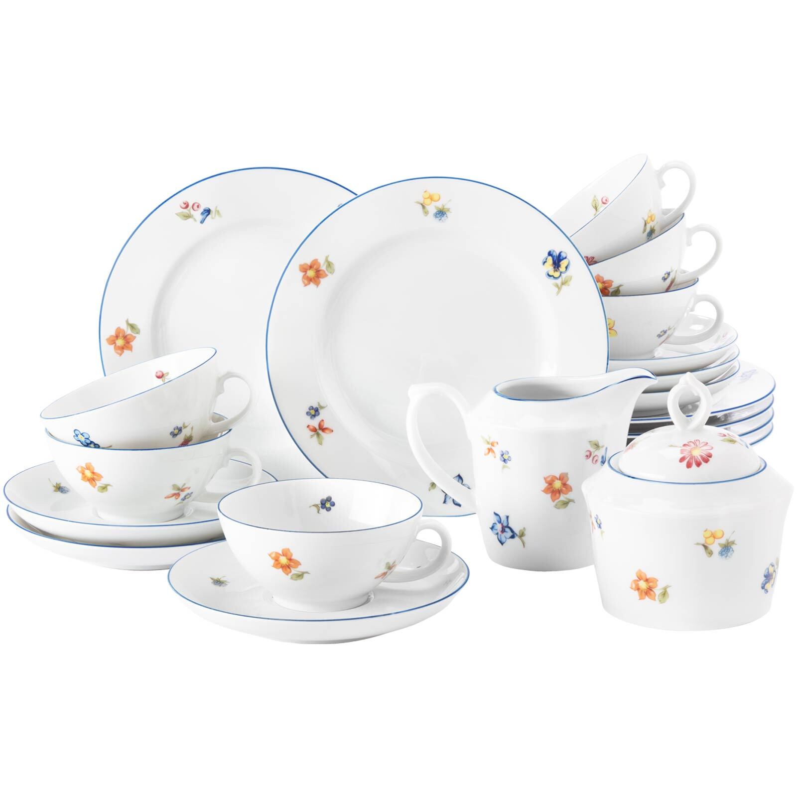 Seltmann Weiden Teeservice Sonate Nostalgie 20er Set 