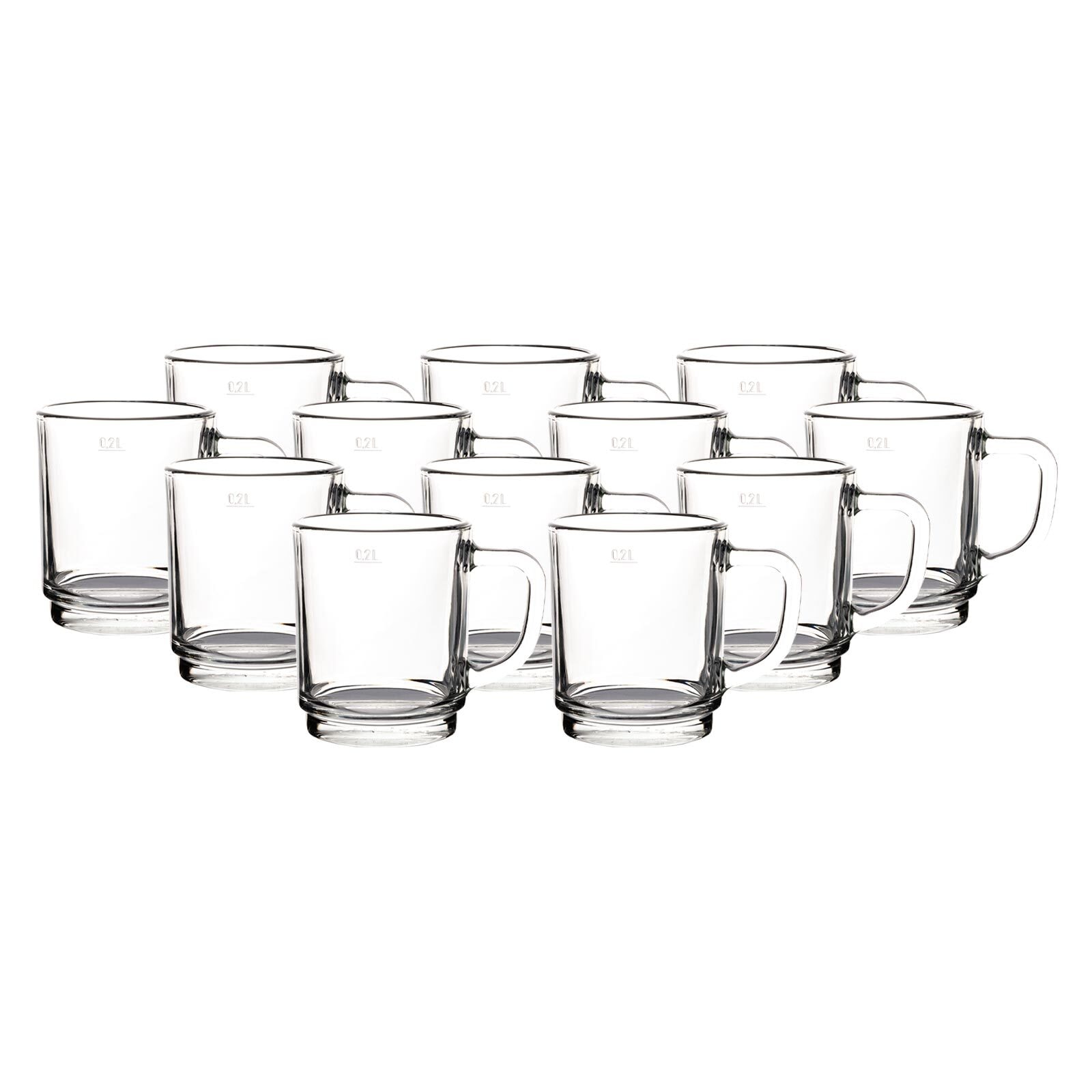 Pasabahce Glastassen Kaffeegl&auml;ser Pub 0,2 l 12er Set 