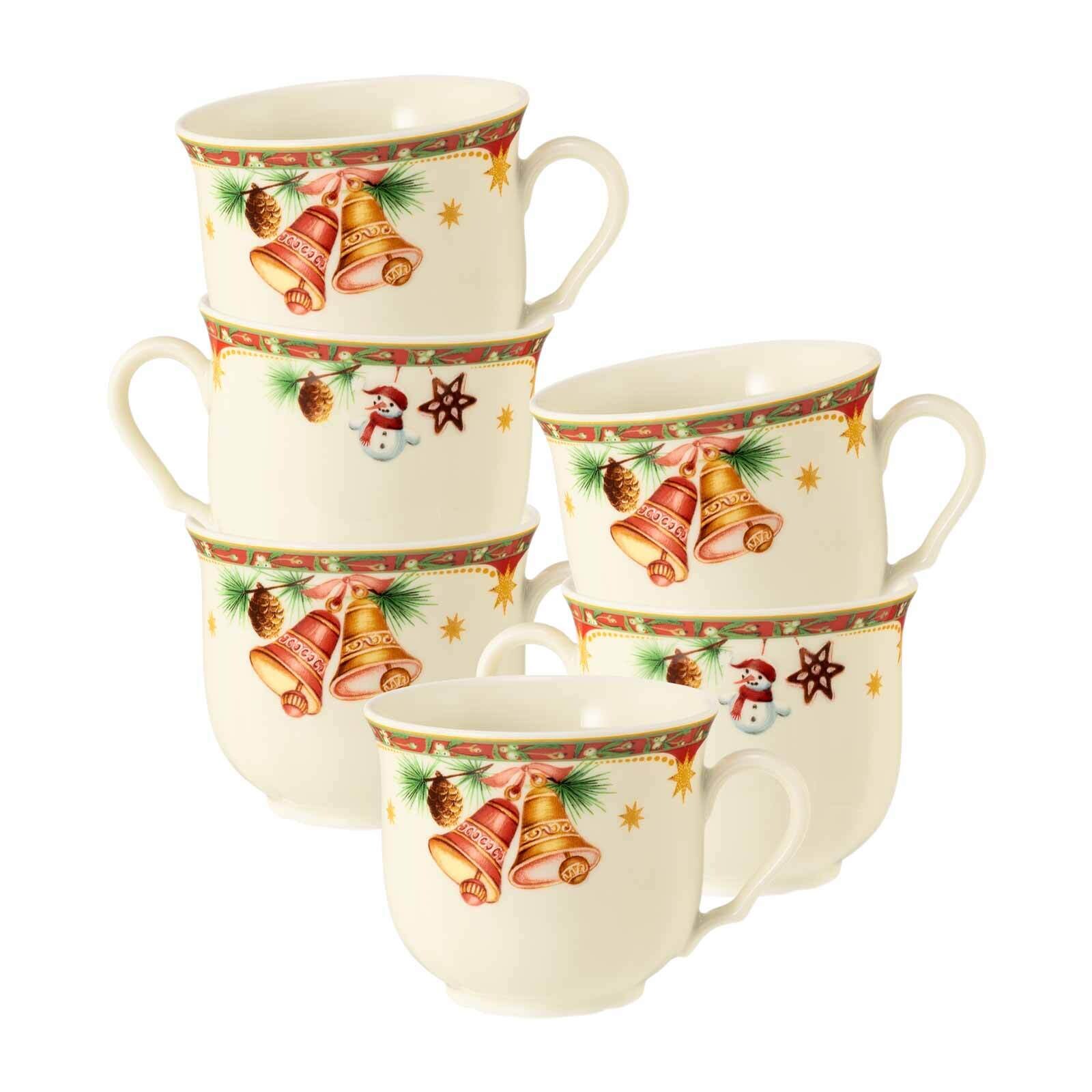 Kaffeetassen Marieluise Weihnachtsnostalgie  6er Set