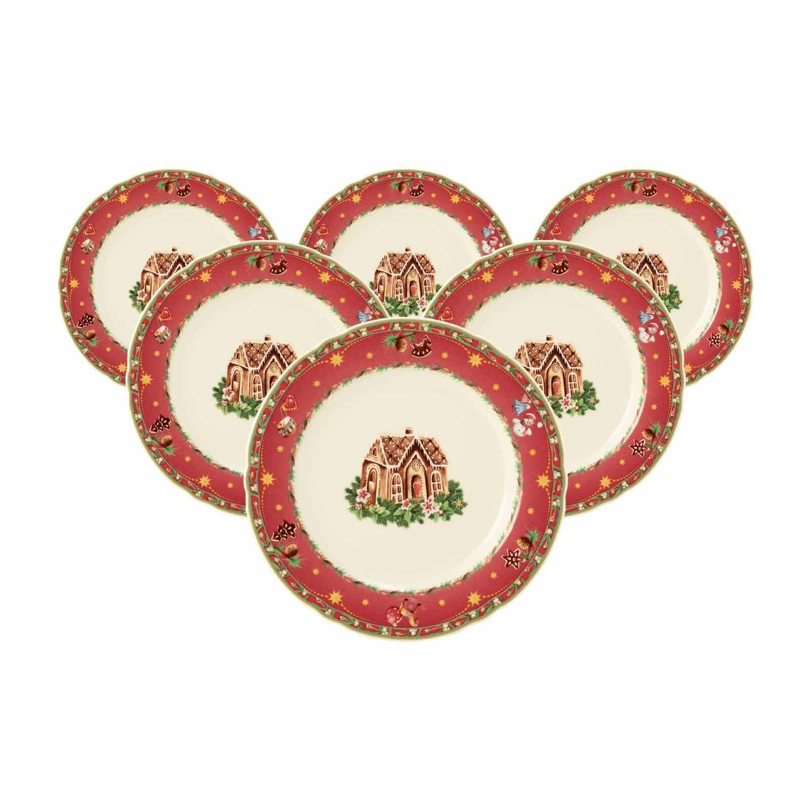 Frühstücksteller Marieluise Weihnachtsnostalgie ø 20 cm 6er Set