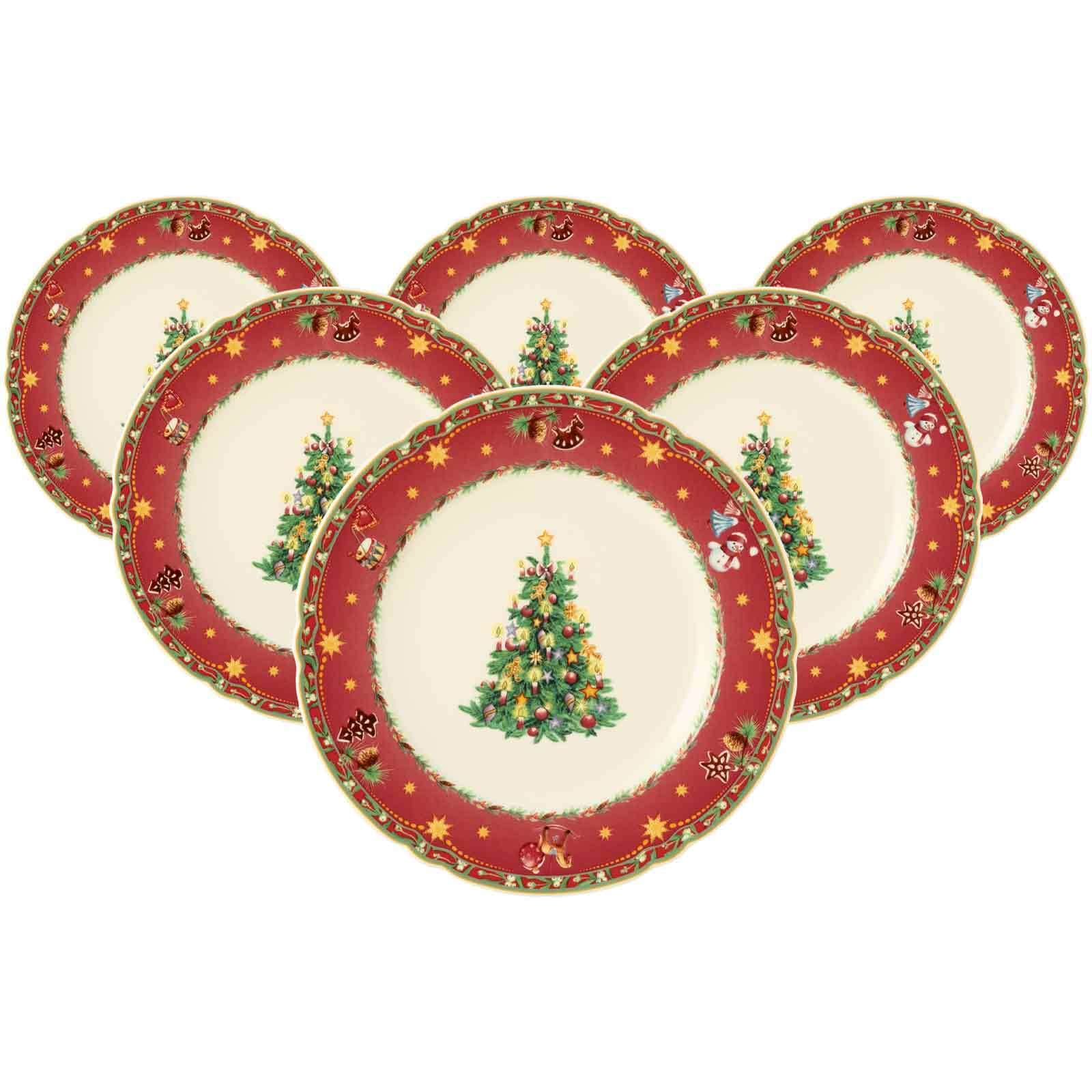 Seltmann Weiden Speiseteller Marieluise Weihnachtsnostalgie &oslash; 25 cm 6er Set 