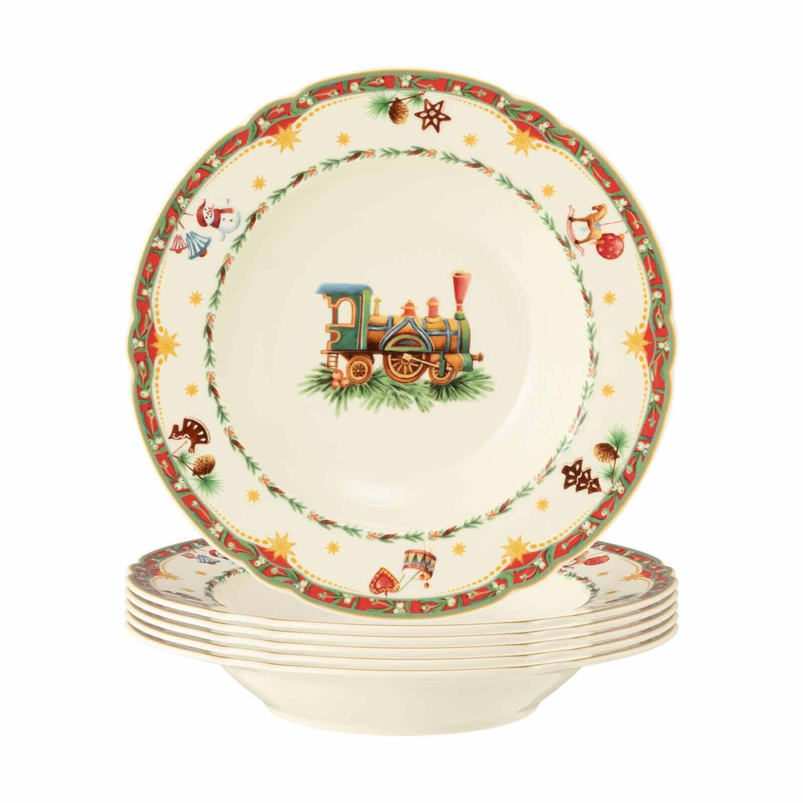 Suppenteller Marieluise Weihnachtsnostalgie ø 23 cm 6er Set
