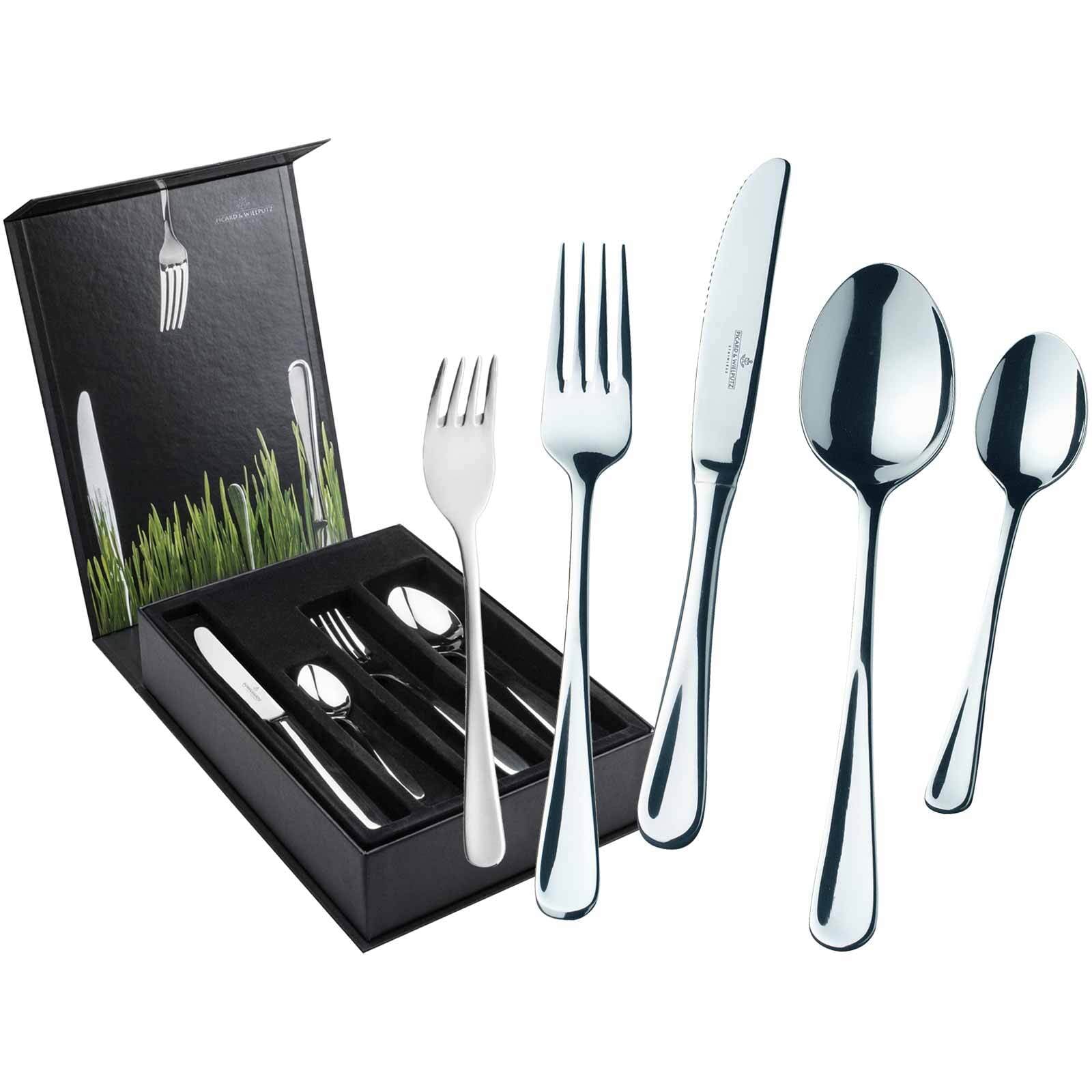 Picard & Wielp&uuml;tz Tafelbesteck inkl. Besteckbox Casino 30er Set 