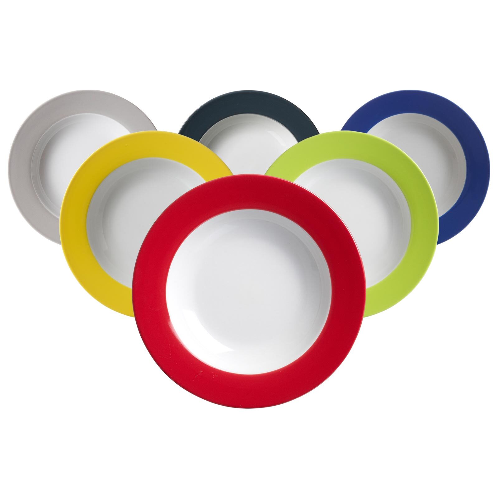 Ritzenhoff & Breker Suppenteller Doppio &oslash; 22 cm 6er Set 