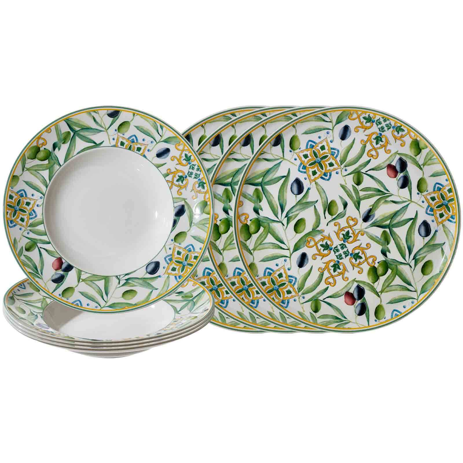 Ritzenhoff & Breker Pizza & Pasta Set Roma Oliva 8er Set 