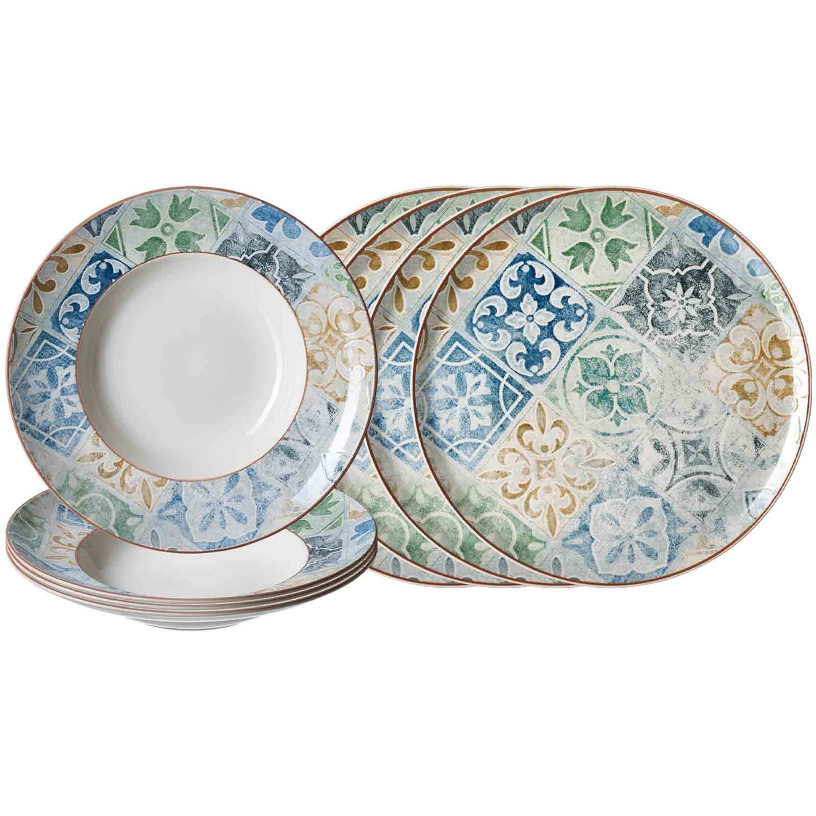 Ritzenhoff & Breker Pizza & Pasta Set Roma Antica 8er Set 