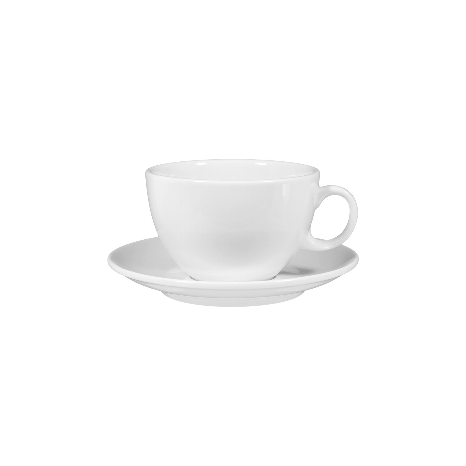 Milchkaffeetasse mit Untertasse VIP.