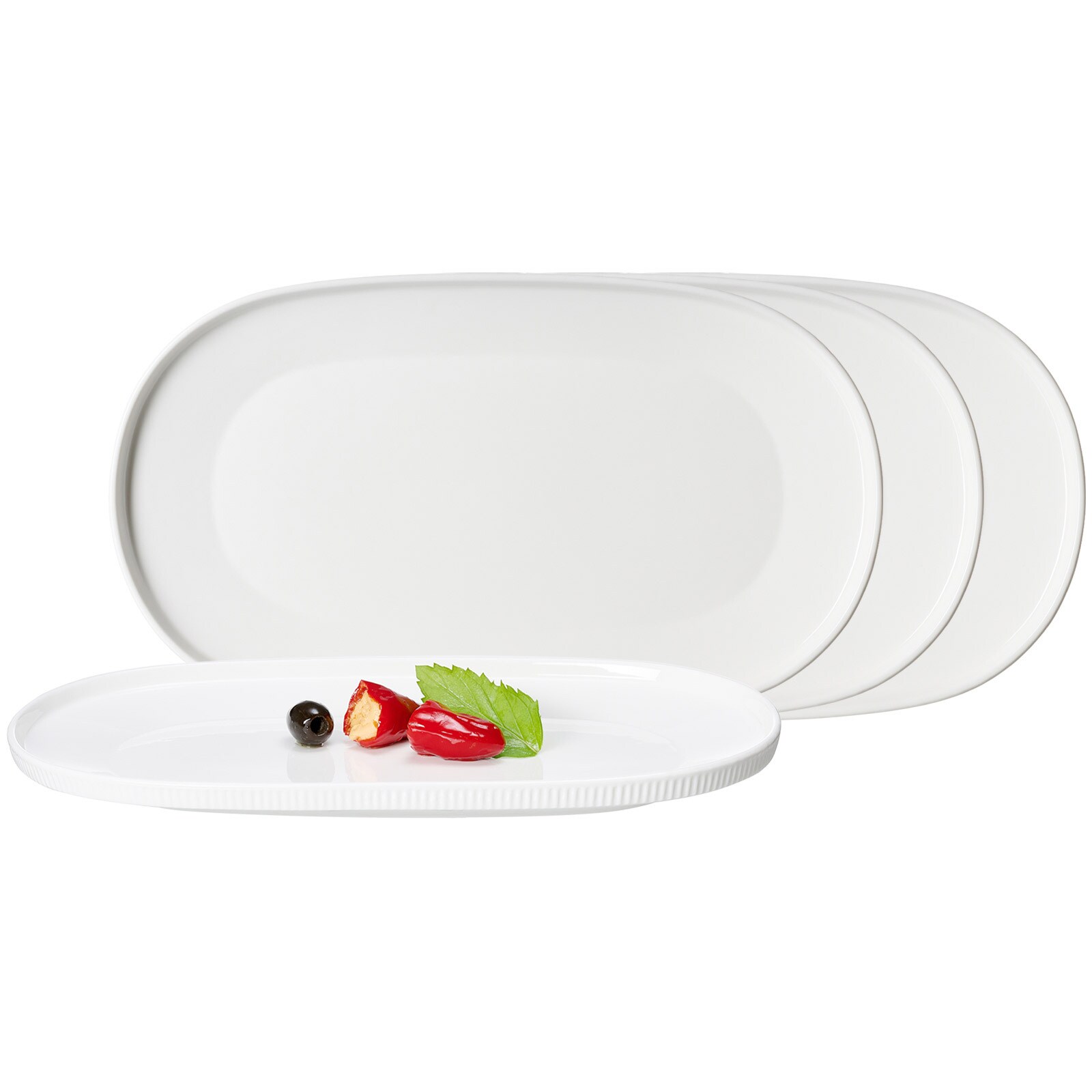 Servierplatten Kelly 33 x 19 cm 4er Set