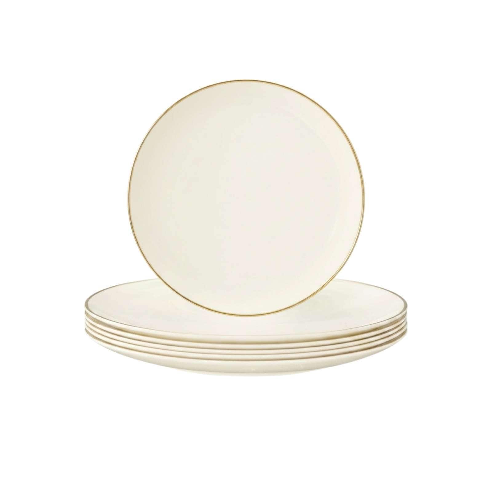 Seltmann Weiden Fr&uuml;hst&uuml;cksteller Savona Fine Diamond &oslash; 22,6 cm 6er Set 