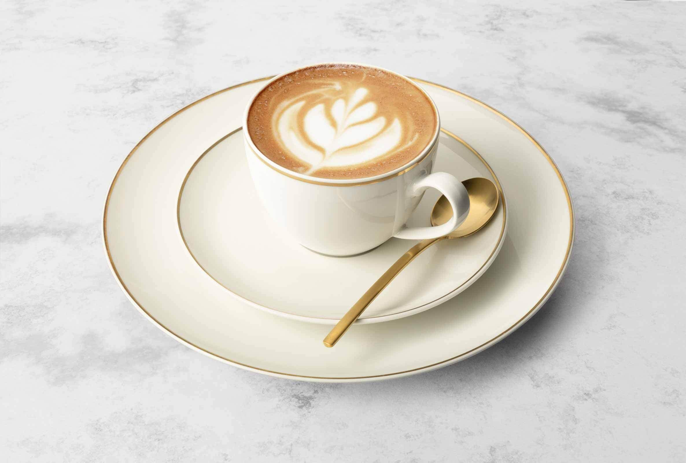 Seltmann Weiden Milchkaffeetassen Savona Goldlinie 340 ml 6er Set 