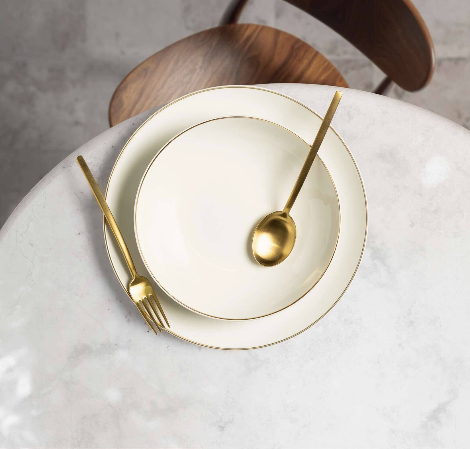 Teller-Set Savona Goldlinie 18er Set