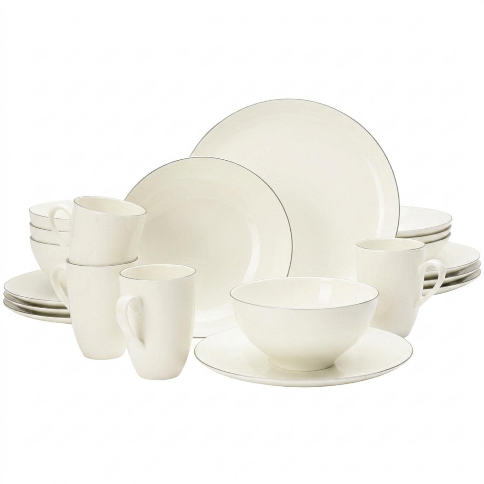 Seltmann Weiden Kombiservice Savona Grey Line 20er Set 