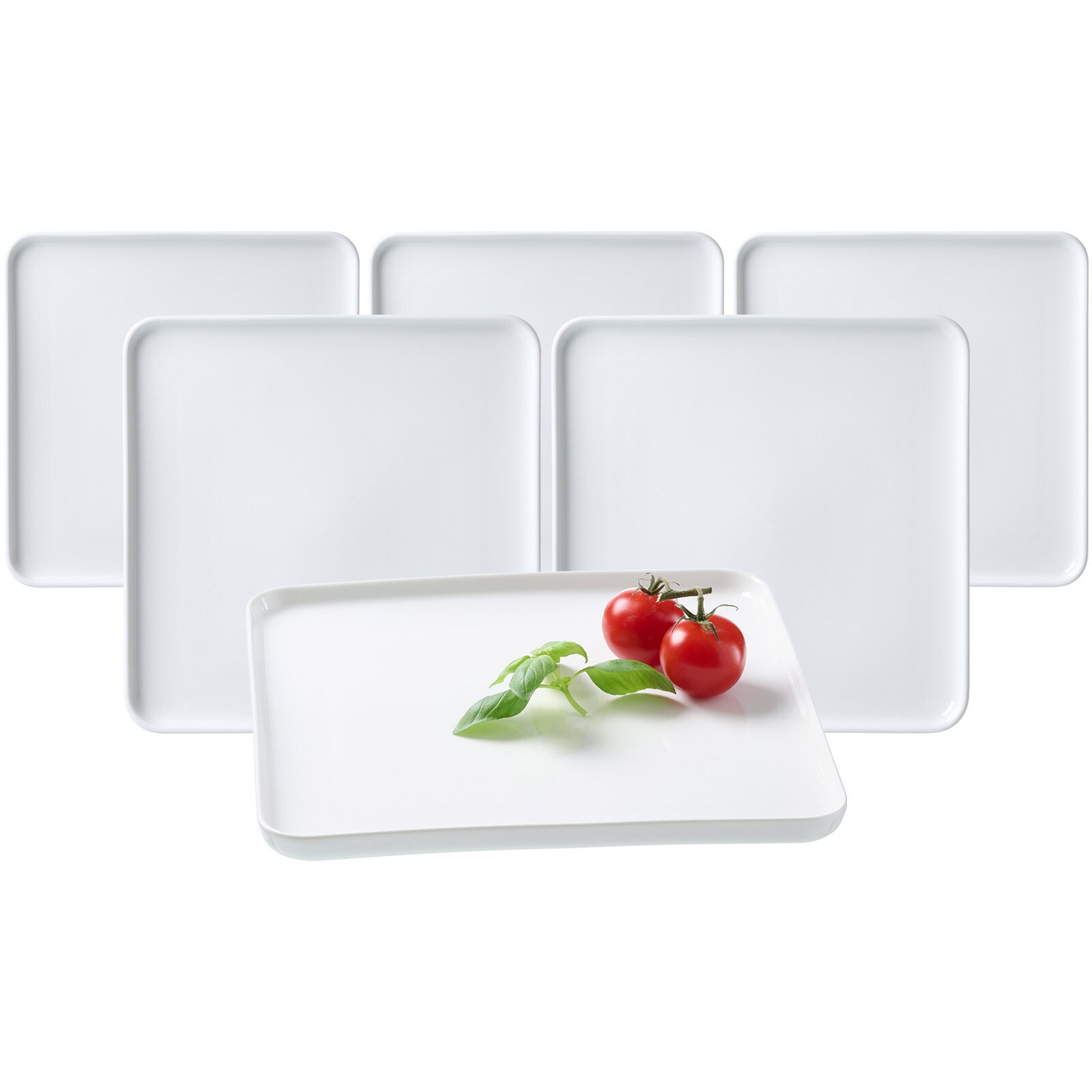Servierplatten Skagen 21 x 21 cm 6er Set