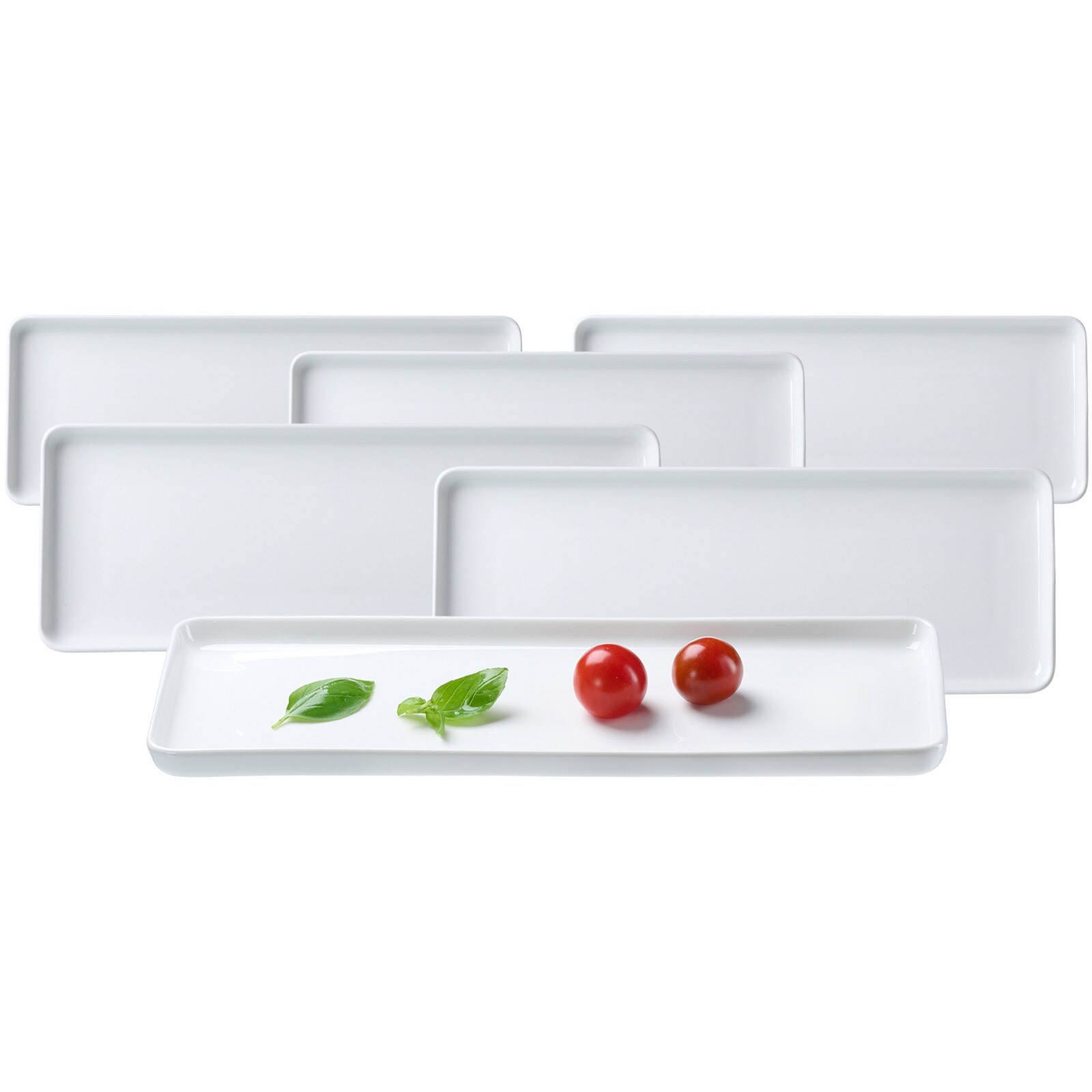 Servierplatten Skagen 30,5 x 11,5 cm 6er Set