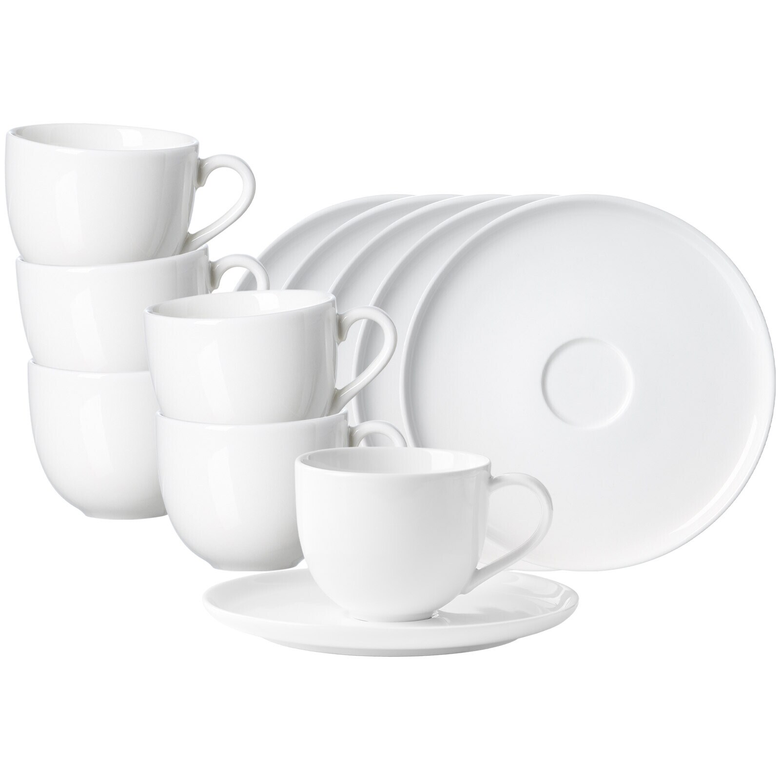 Kaffeetassen mit Untertassen Skagen  6er Set