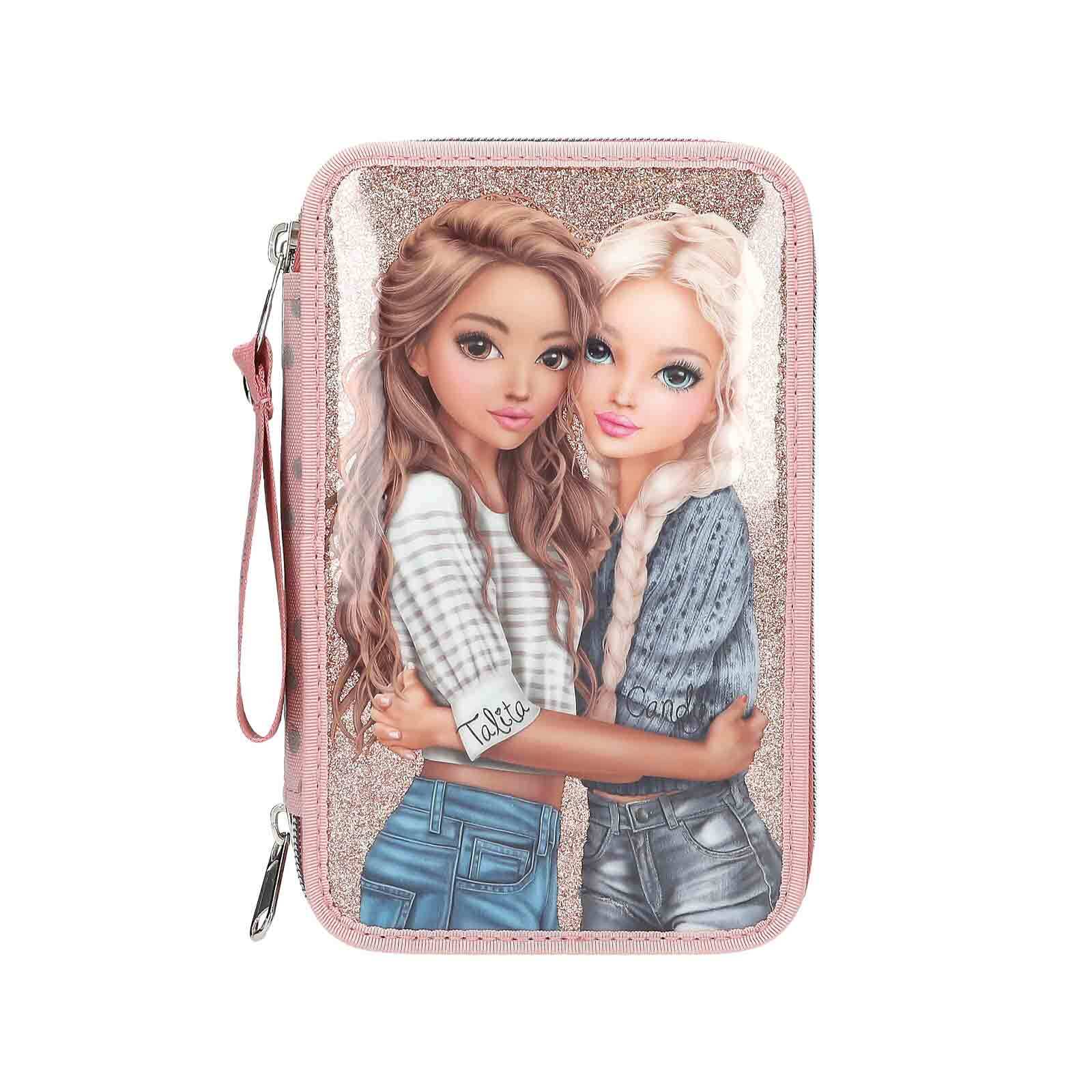 Depesche 3-Fach Federtasche DOTS TOPModel 7,5 x 13 x 20 cm - Bild 1