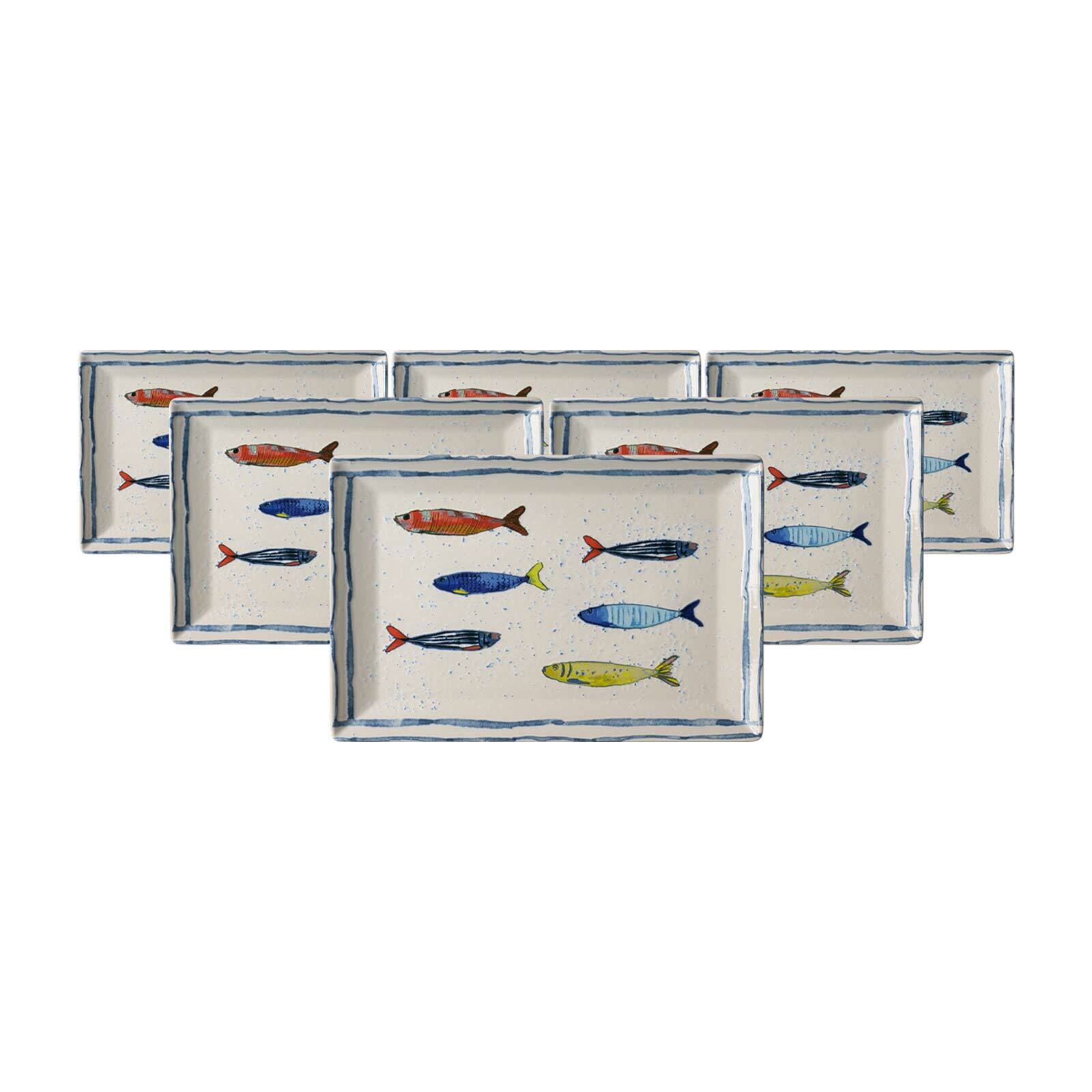 Servierplatten Maro 30 x 20 cm 6er Set