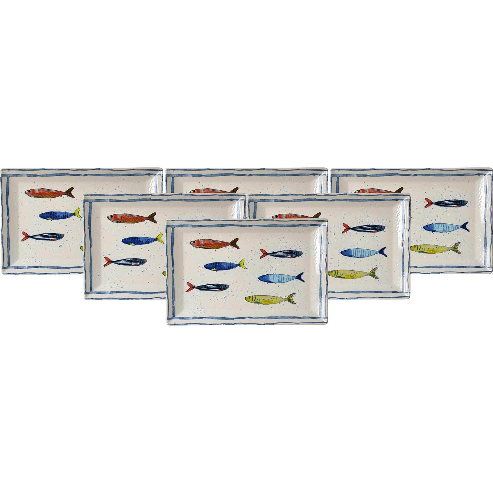 Servierplatten Maro 34 x 23 cm 6er Set
