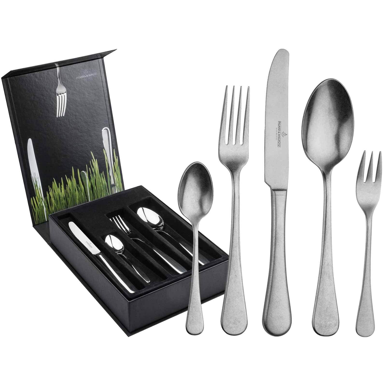 Picard & Wielpütz Tafelbesteck inkl. Besteckbox Landhaus Vintage 30er Set