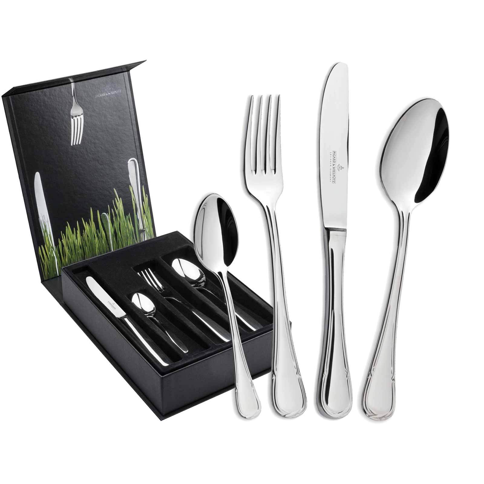 Picard & Wielp&uuml;tz Tafelbesteck inkl. Besteckbox Ligato 24er Set - Bild 1