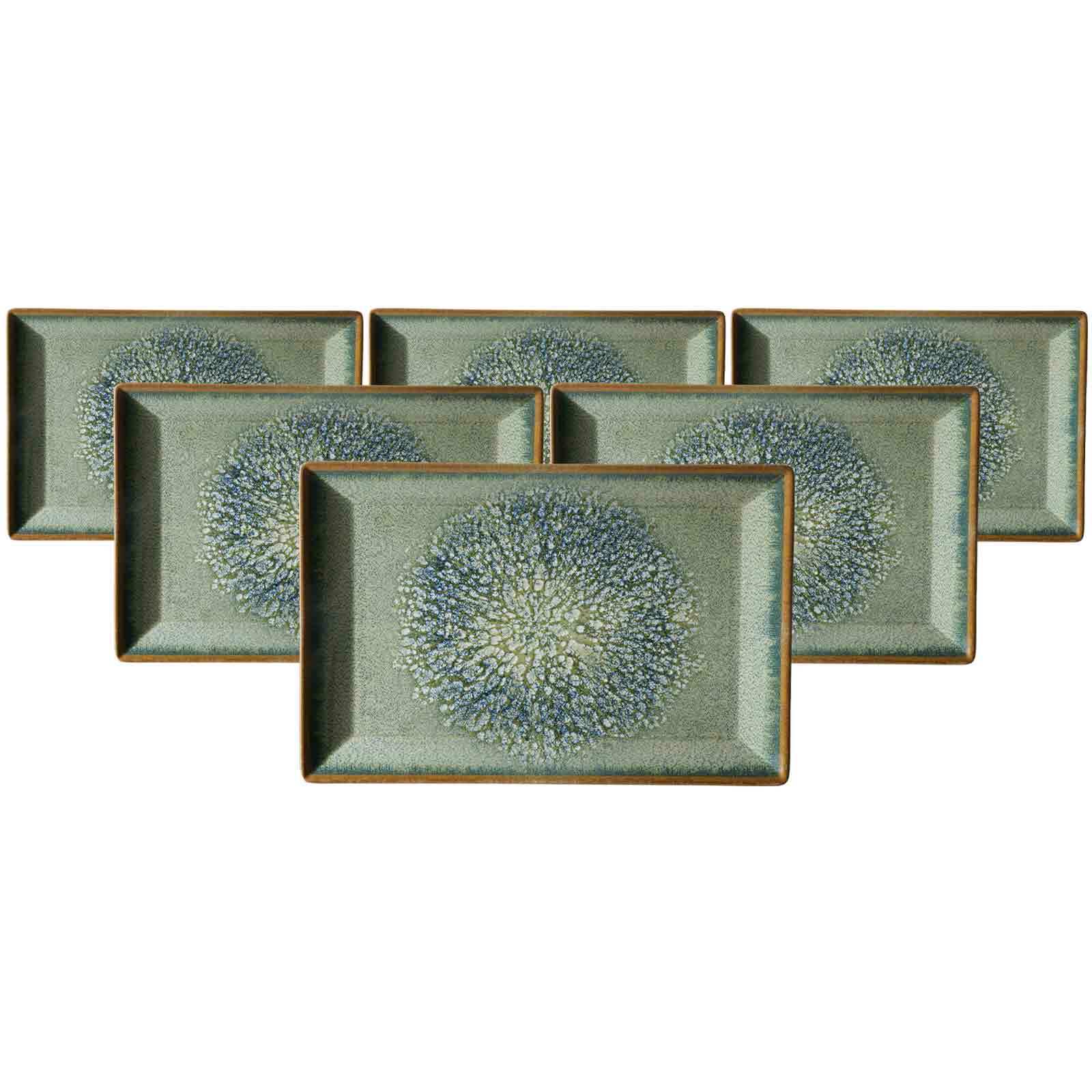 Ritzenhoff & Breker Servierplatten Verde 34 x 23 cm 6er Set 