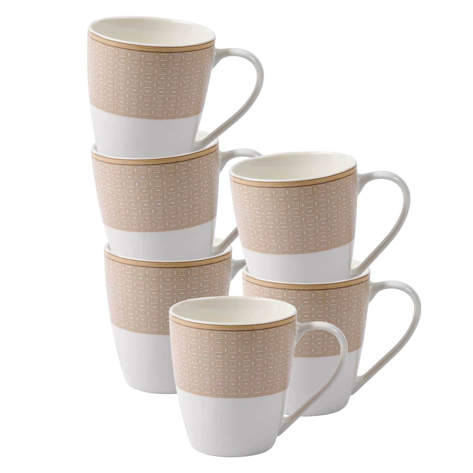 Ritzenhoff & Breker Henkelbecher Geo 350 ml 6er Set 