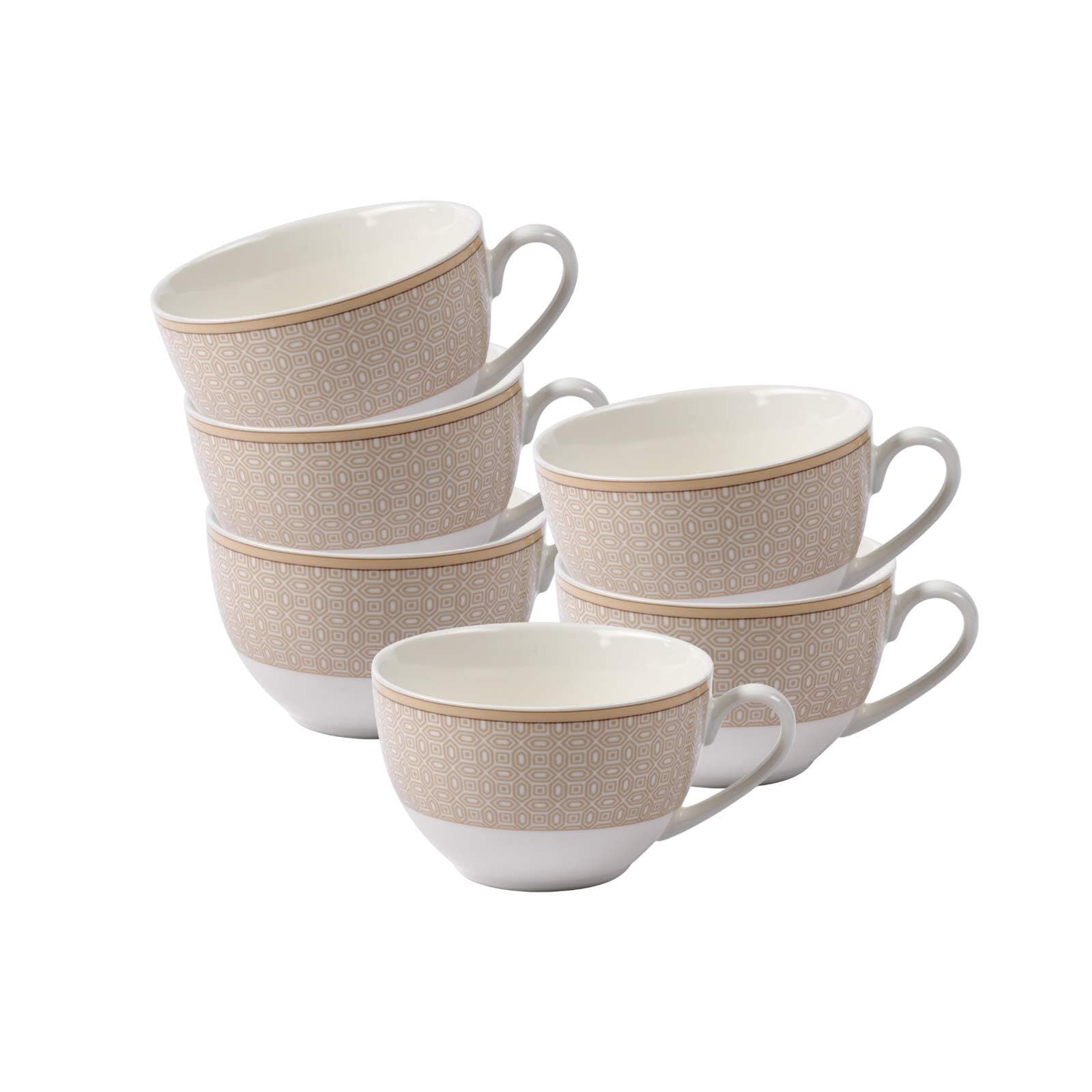 Ritzenhoff & Breker Kaffeetassen Geo 250 ml 6er Set 