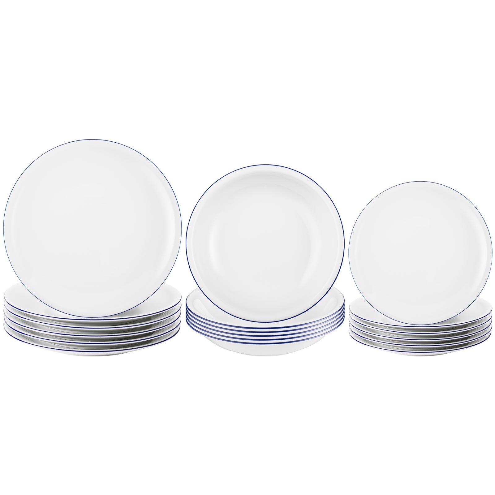 Seltmann Weiden Teller-Set Compact Blaurand 18er Set 