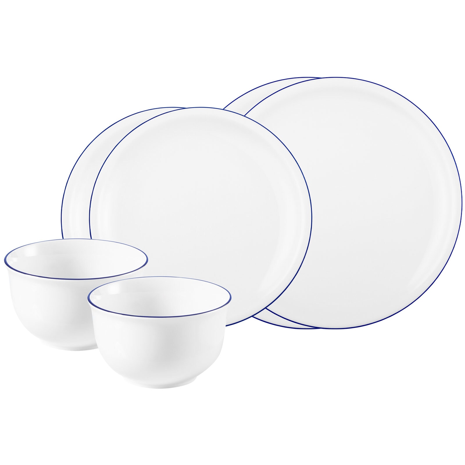 Seltmann Weiden Basic-Set Compact Blaurand 6er Set 