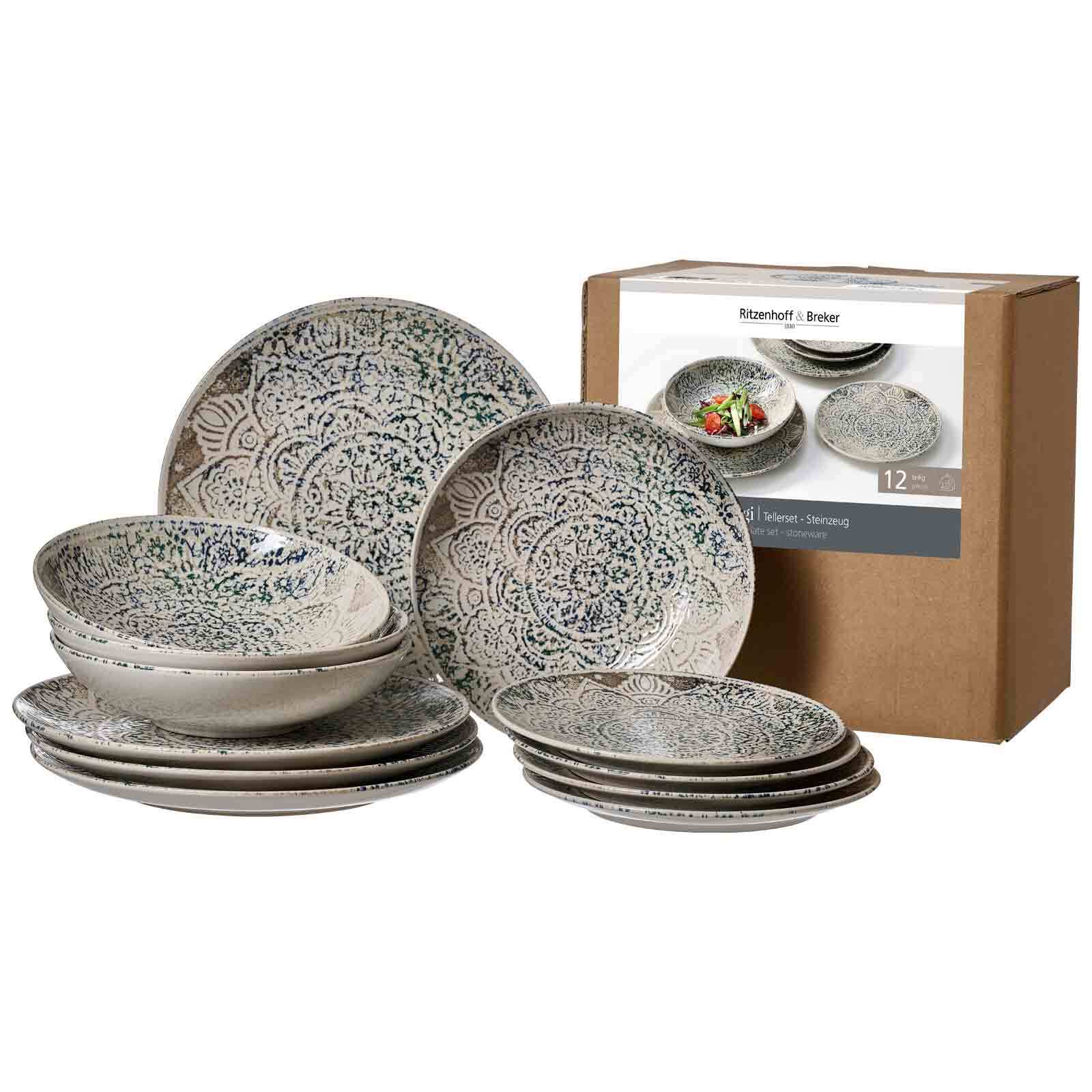 Ritzenhoff & Breker Teller-Set Luigi 12er Set 