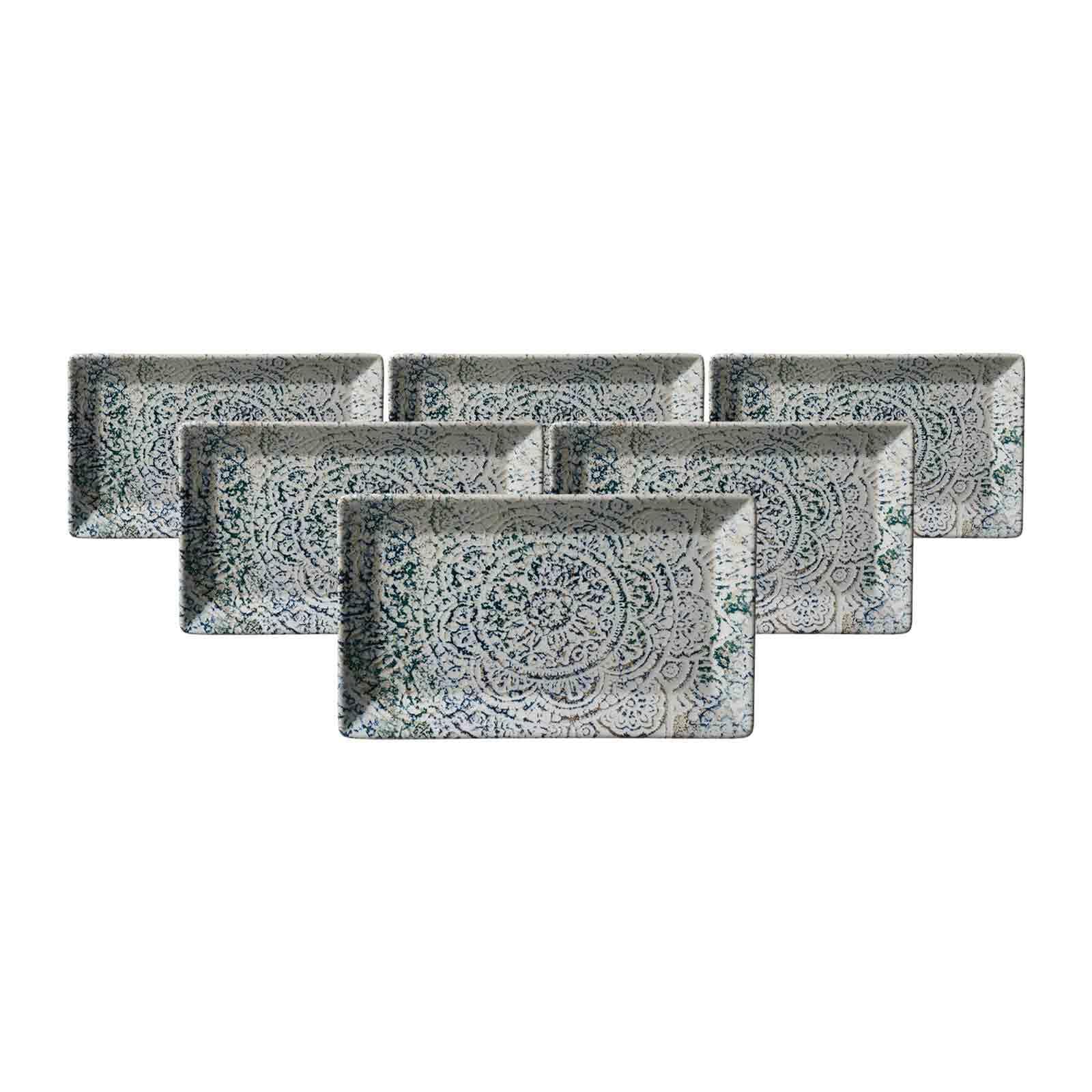 Ritzenhoff & Breker Servierplatten Luigi 25 x 15 cm 6er Set 