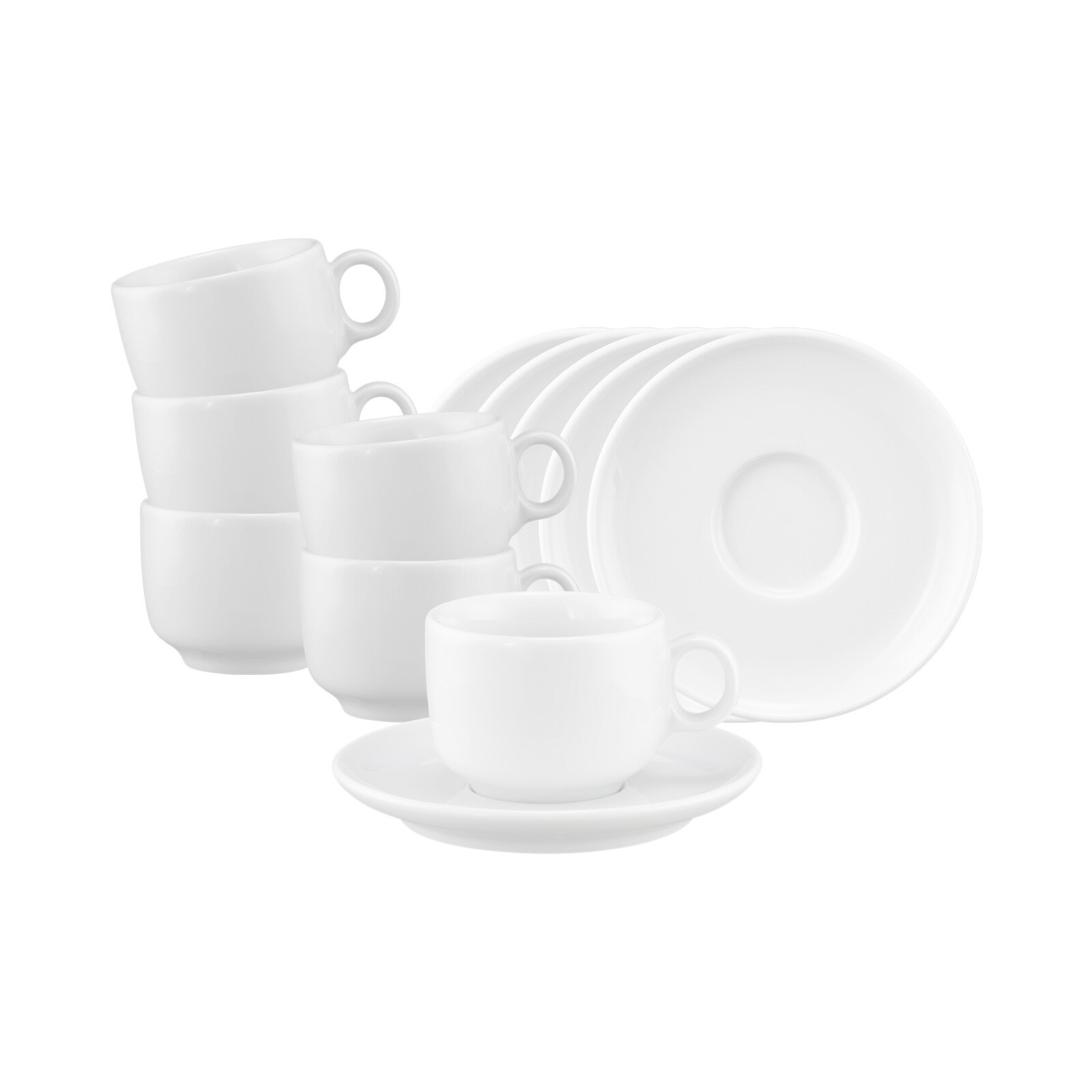 Seltmann Weiden Espressotassen mit Untertassen Sento Home 80 ml 6er Set