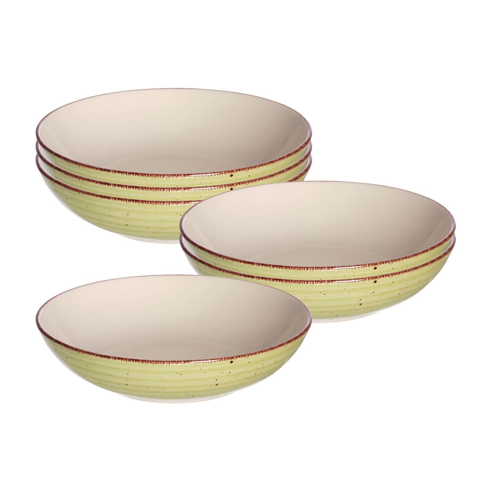 Ritzenhoff & Breker Suppenschalen Happy &oslash; 20,5 cm 6er Set 