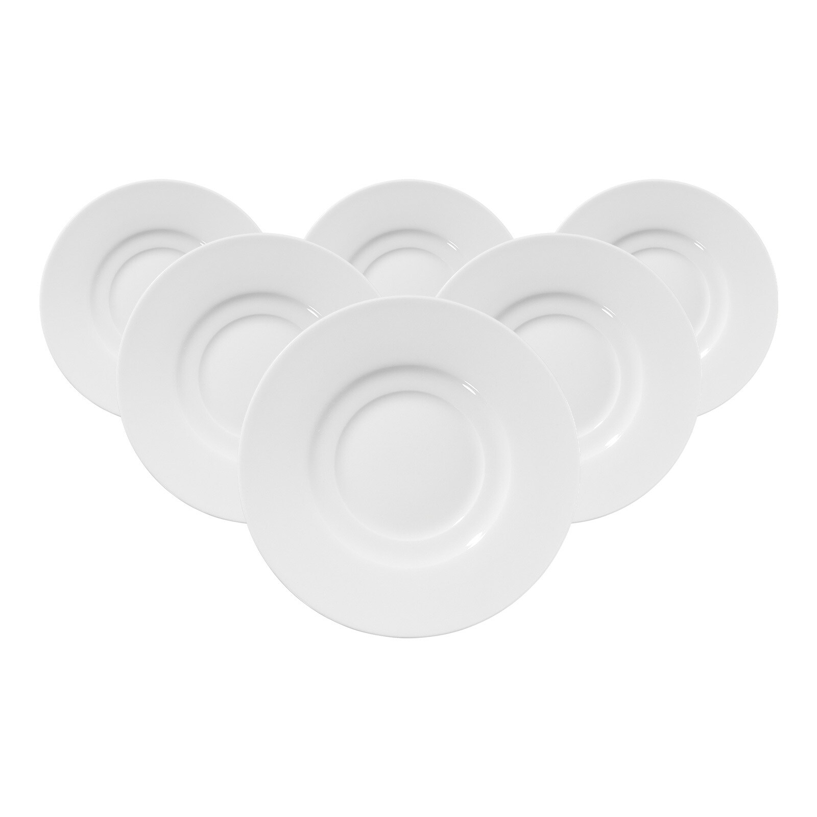 Kaffeeuntertassen Bianco Conico ø 15 cm 6er Set