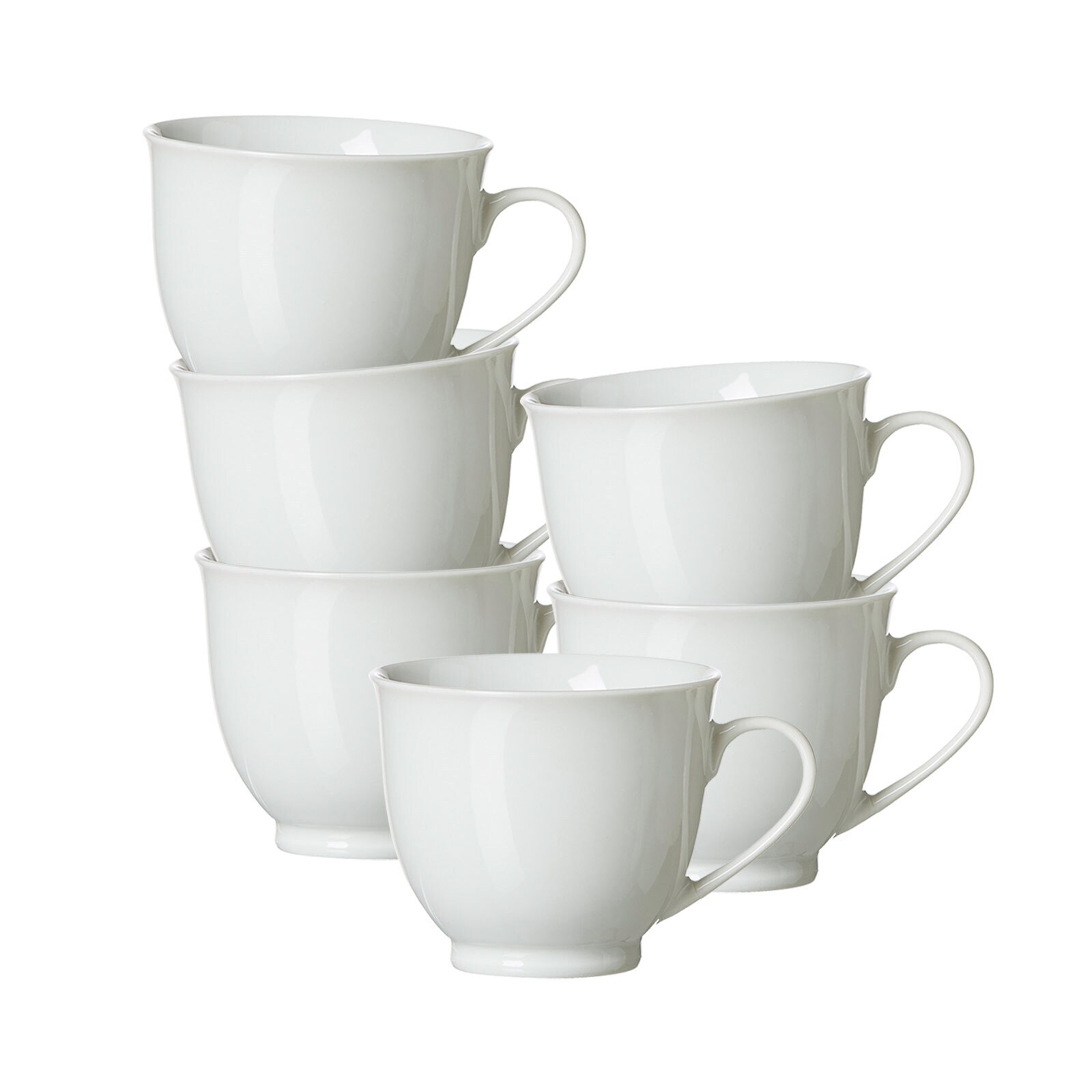 Kaffeetassen Bianco Rondo  6er Set