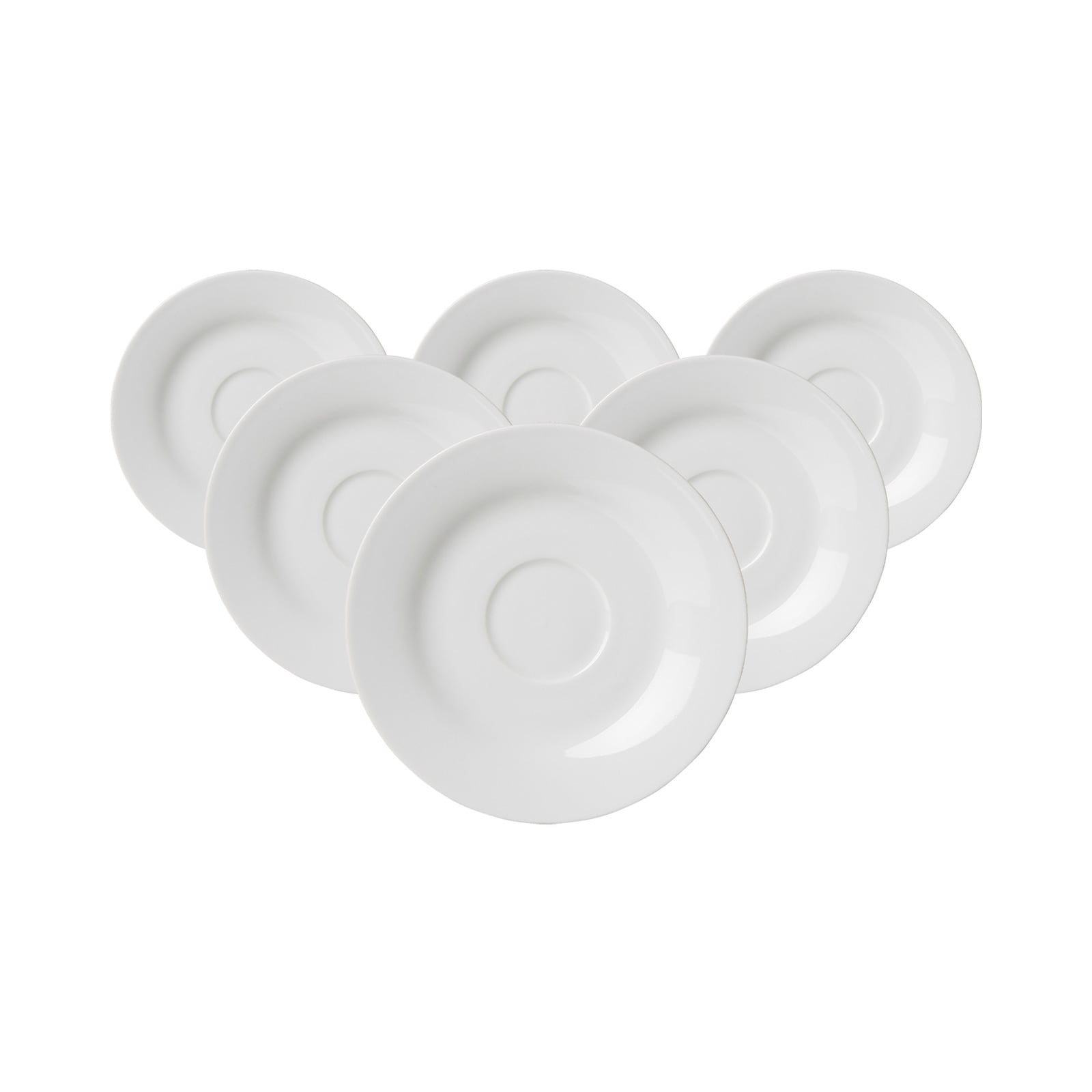 Ritzenhoff & Breker Kaffeeuntertassen Bianco Rondo &oslash; 15 cm 6er Set 